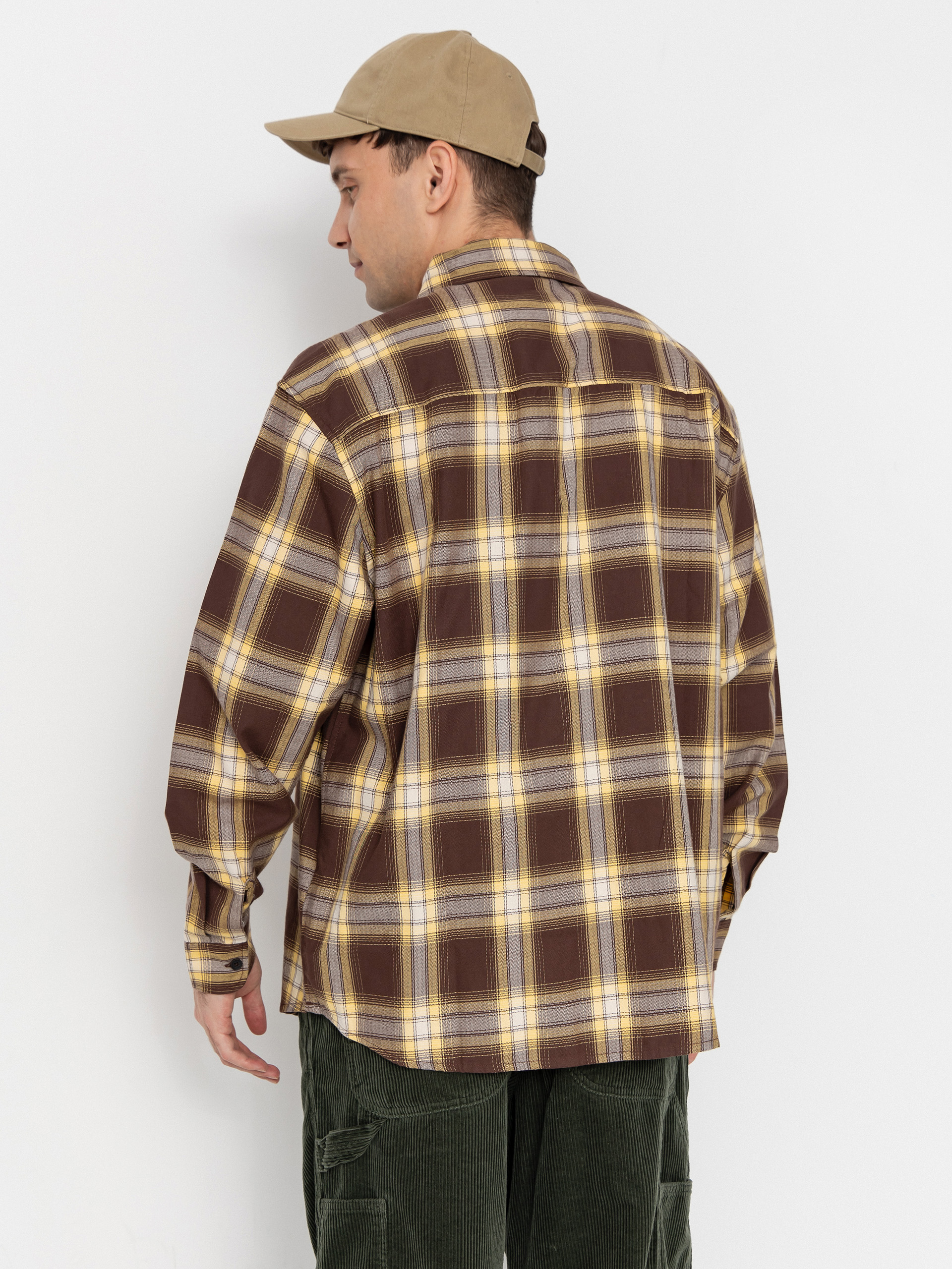 Koszula Element All Season 1Pkt Lightweight (java/cornsilk plaid)