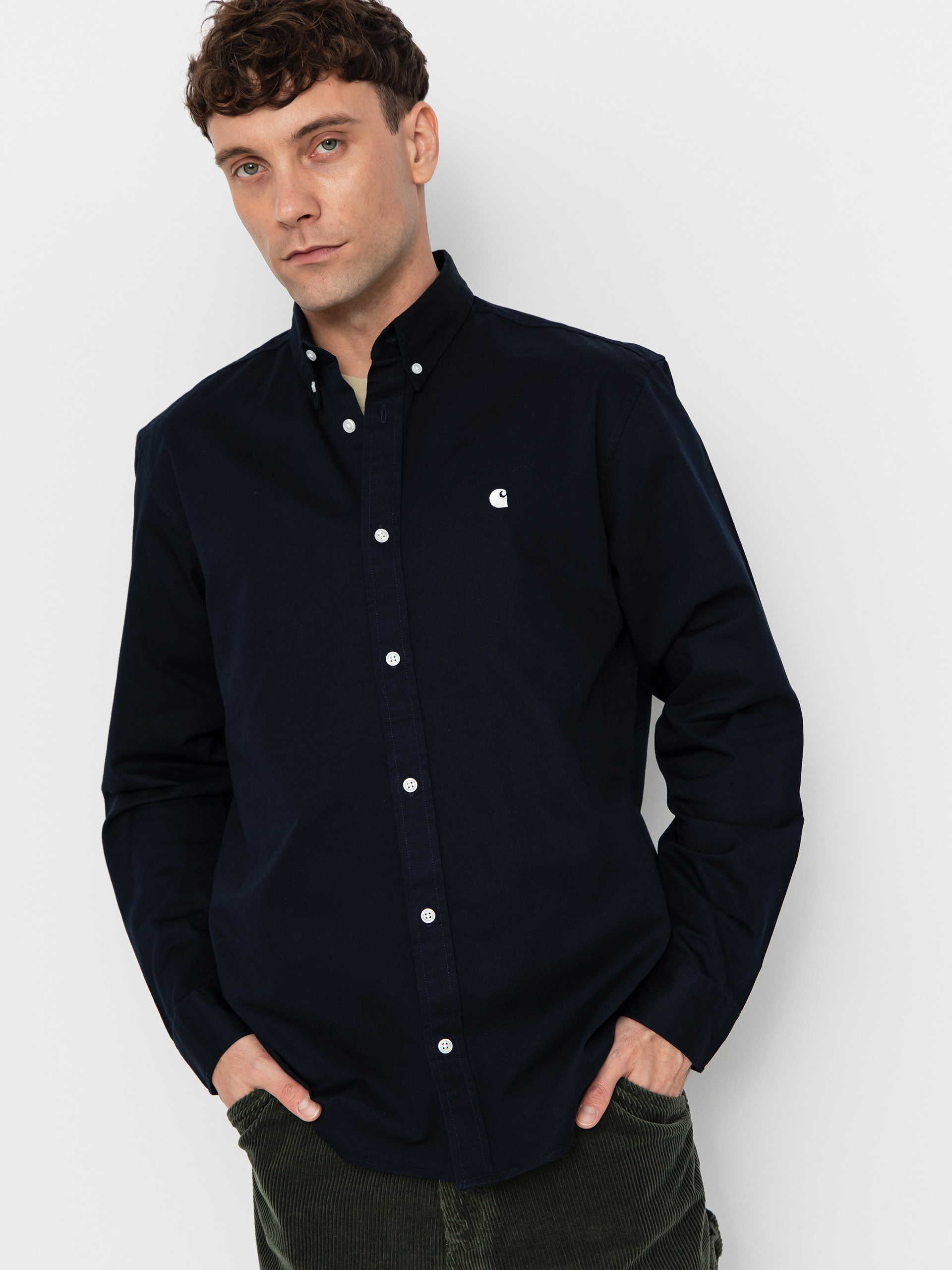 Koszula Carhartt WIP Madison (dark navy/wax)