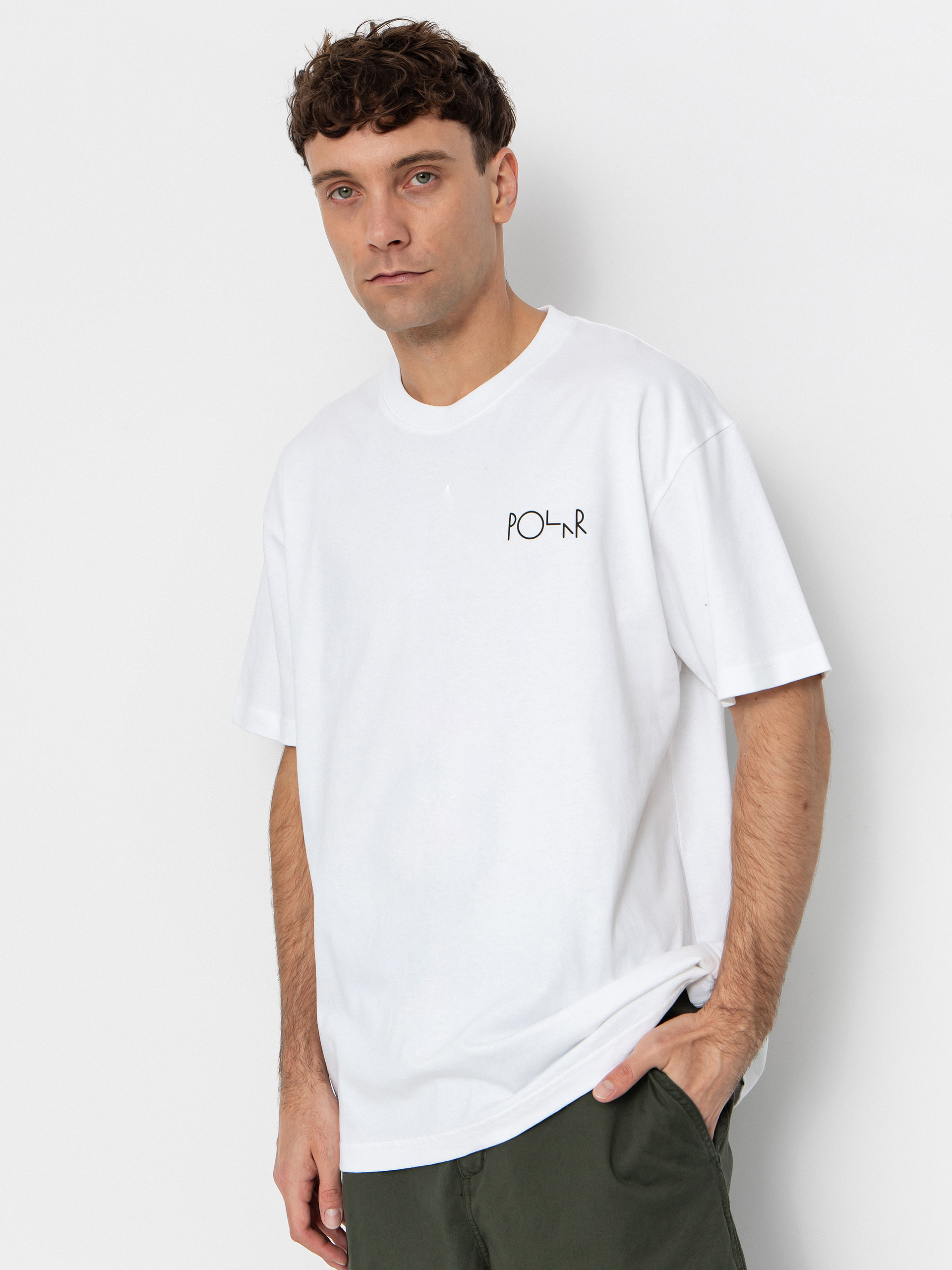 T-shirt Polar Skate Fill Logo Searching For Peace (white)