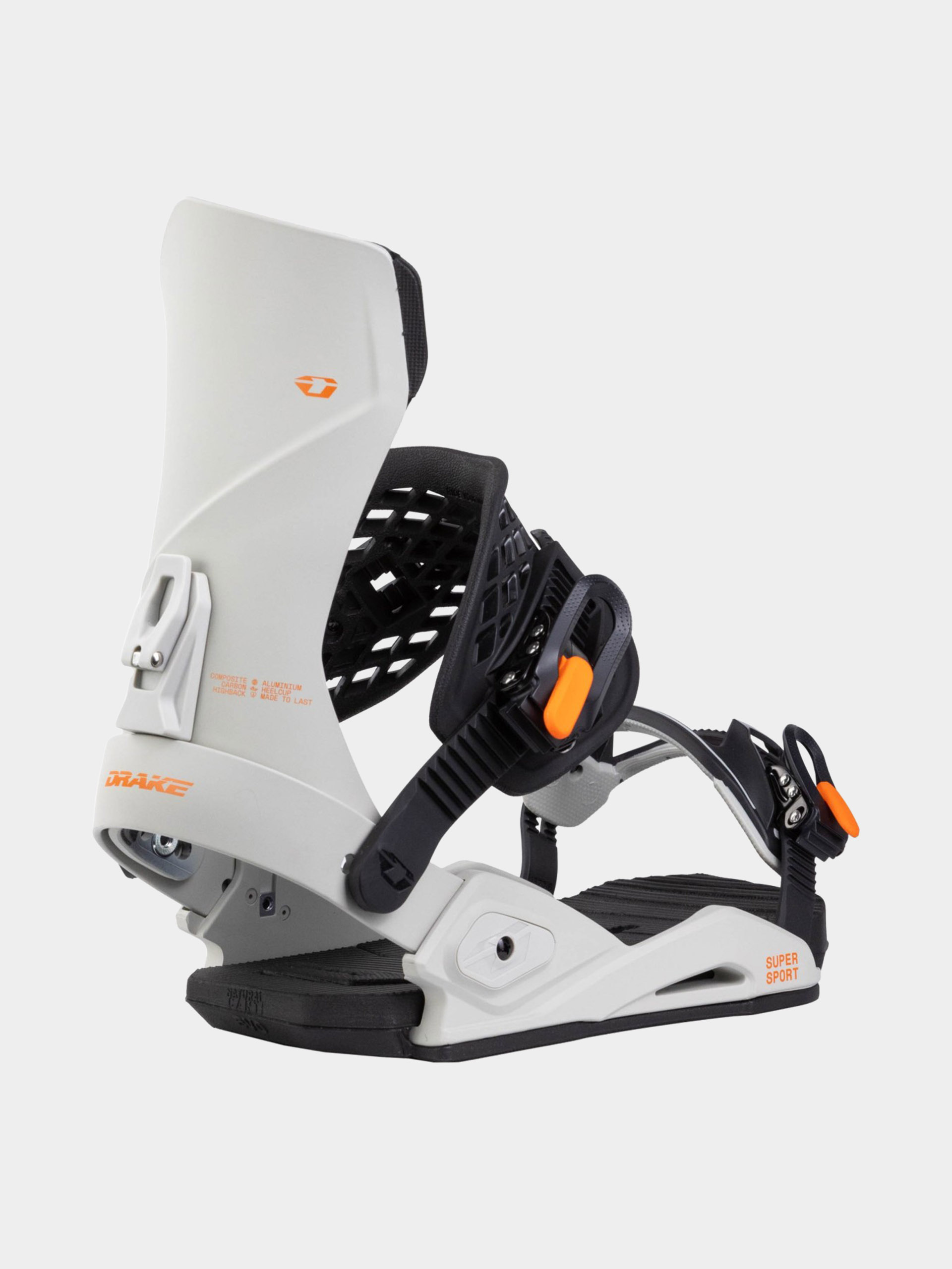 Męskie Wiązania snowboardowe Drake Super Sport (grey/orange)