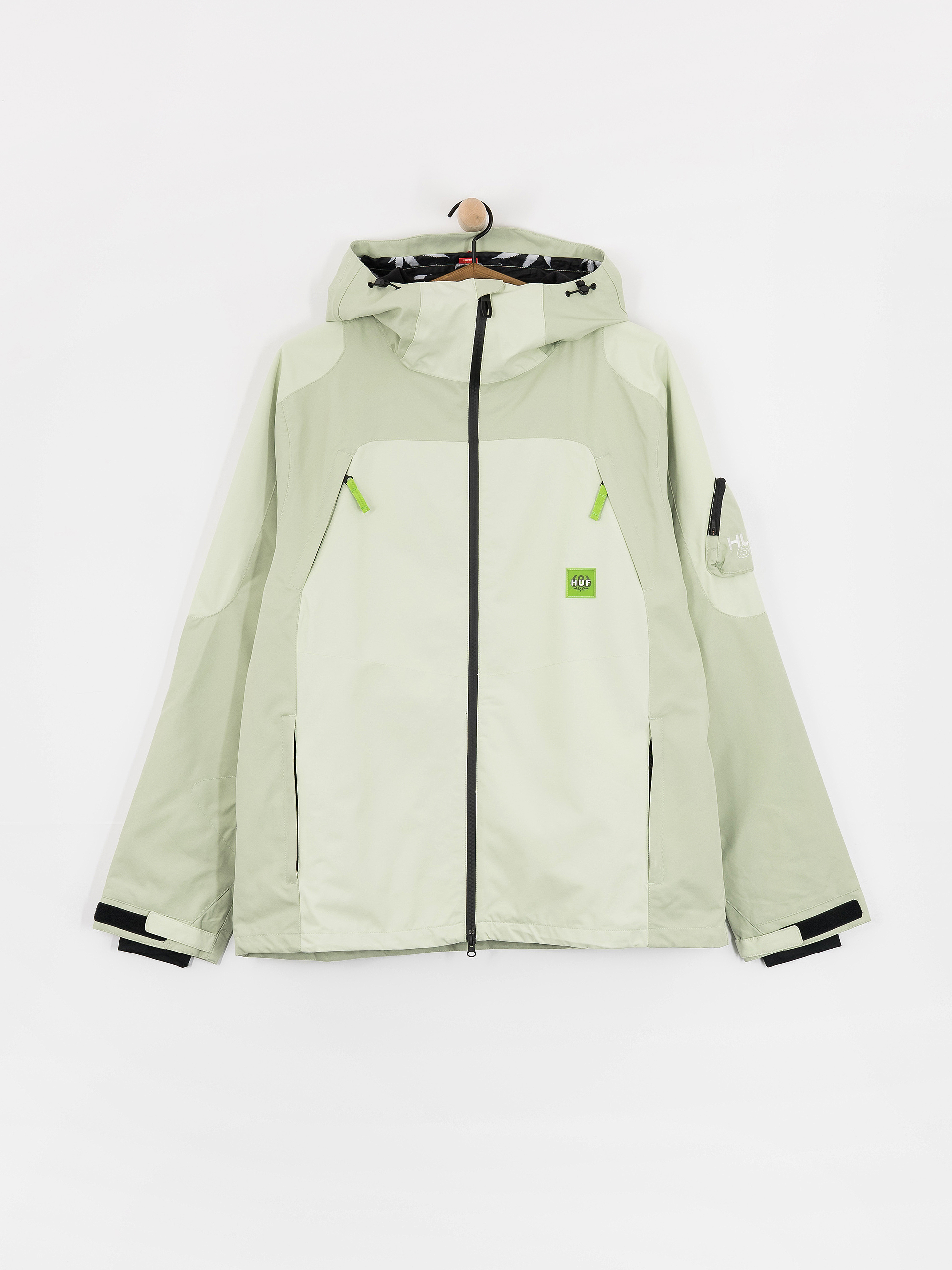 Męska Kurtka snowboardowa 686 X Huf Double H (huf green colorblock)