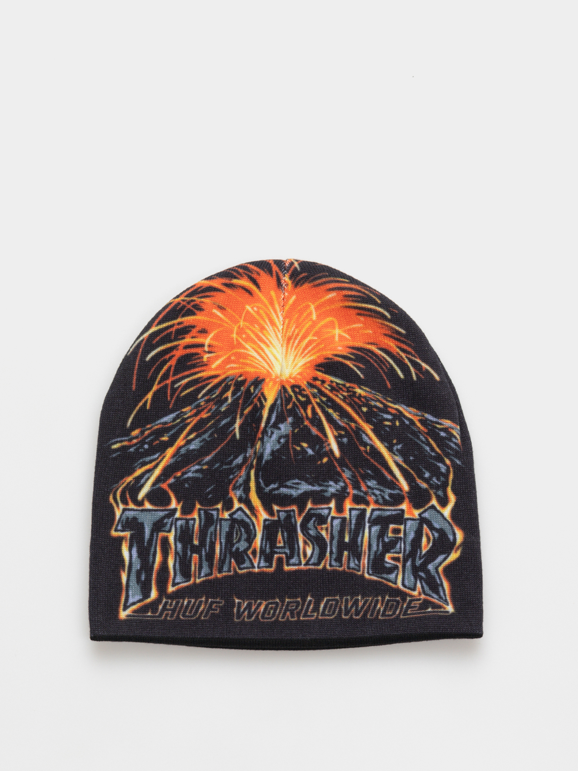 Czapka zimowa HUF X Thrasher Meltdown Reversible (black)