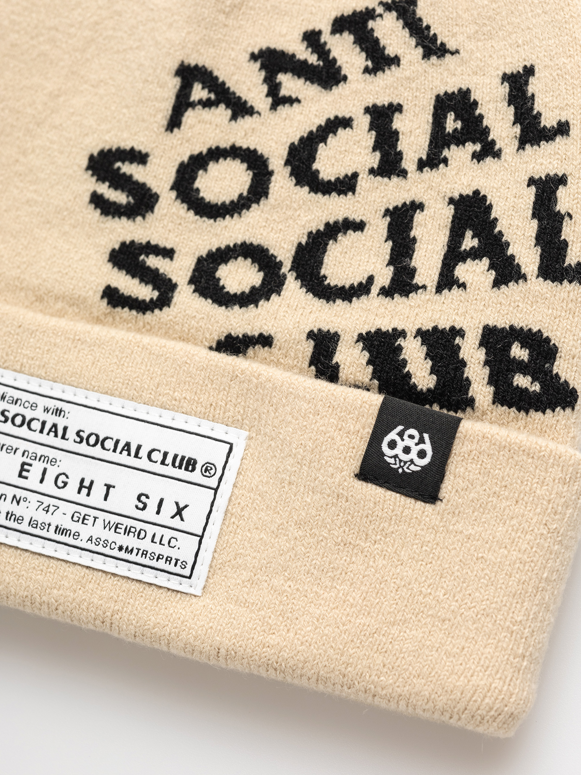 Czapka zimowa 686 X ASSC Club (assc limestone)