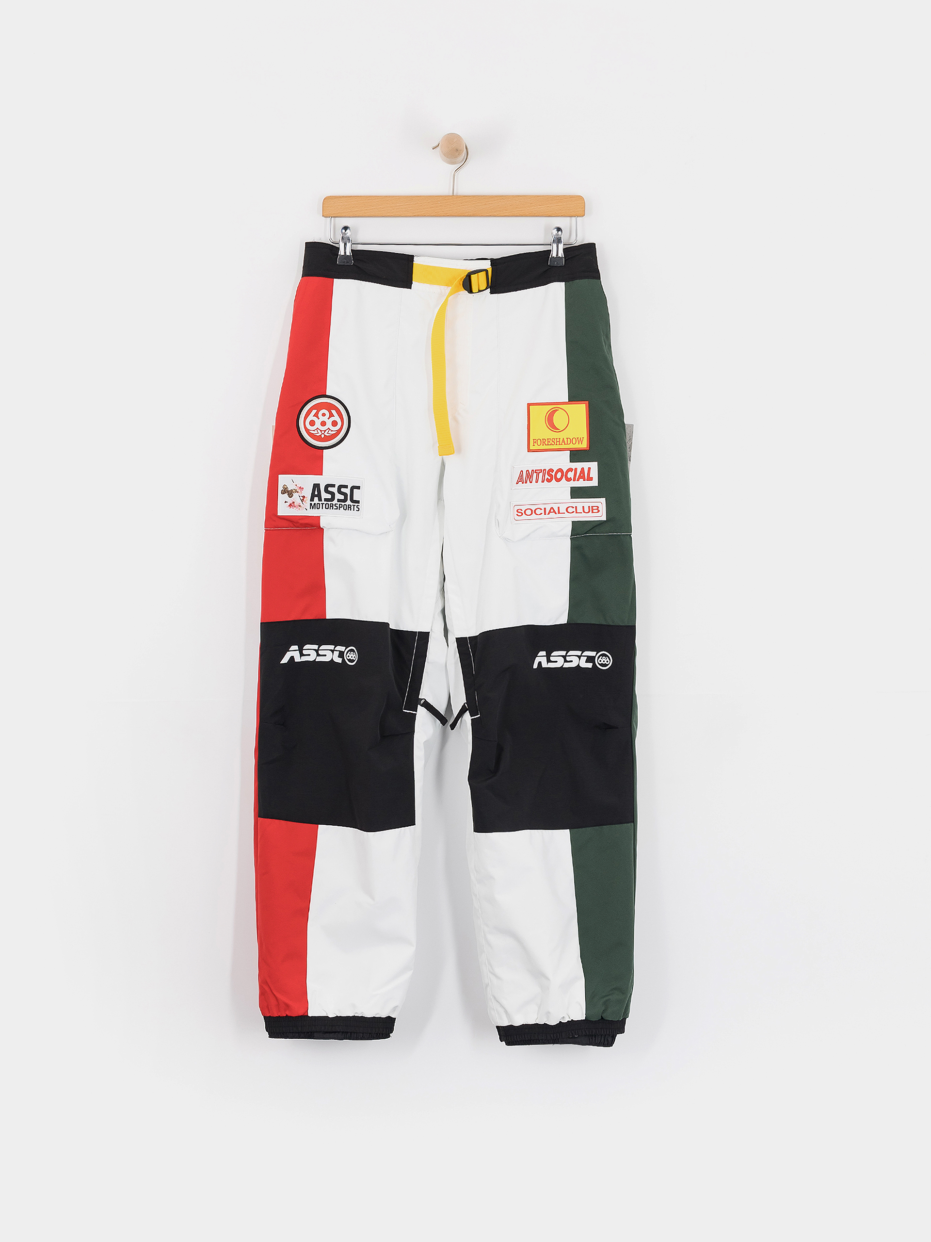Męskie Spodnie snowboardowe 686 X ASSC F1 (assc white colorblock)