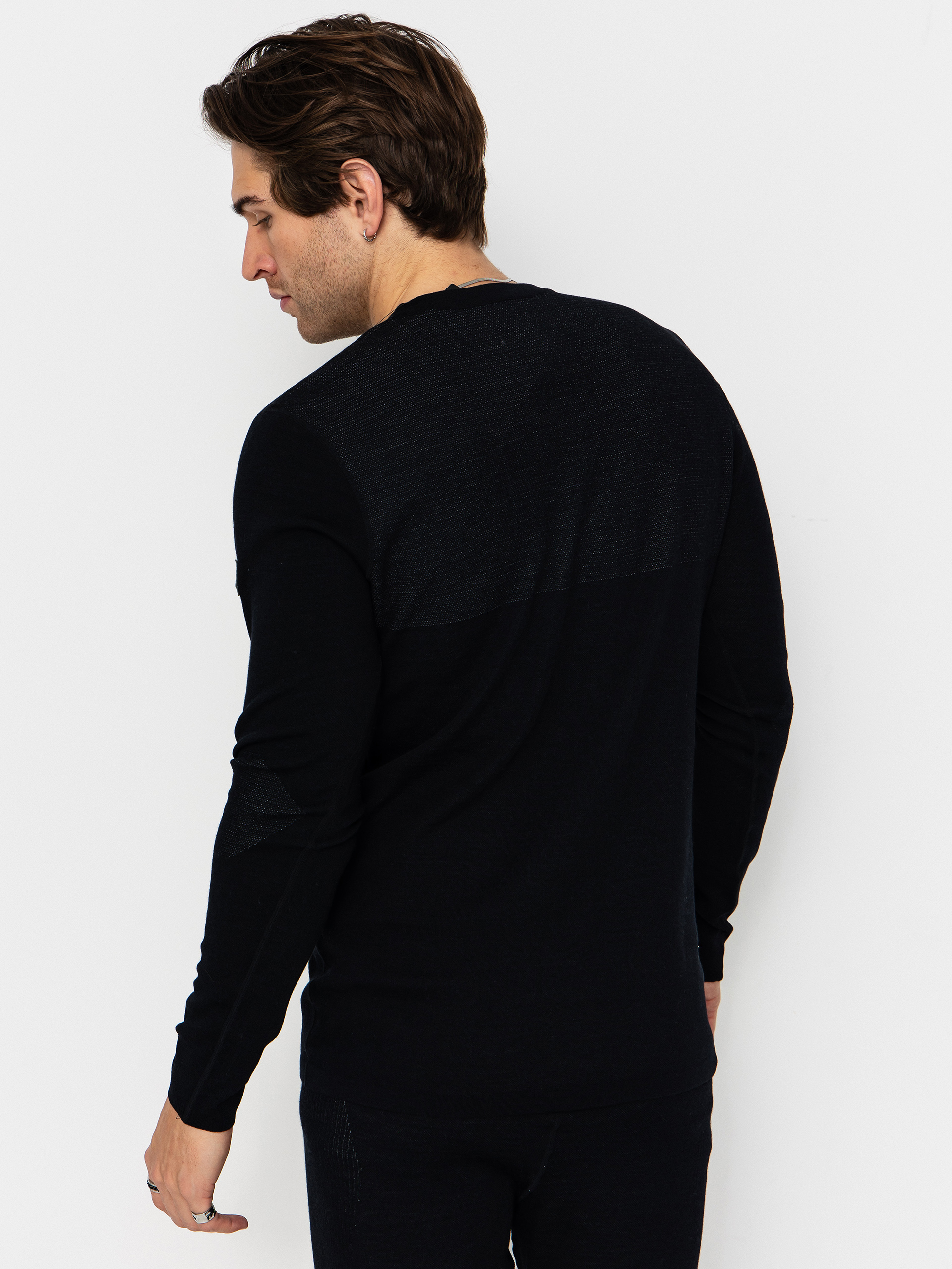 Męski Longsleeve aktywny Volcom Engineered (black)
