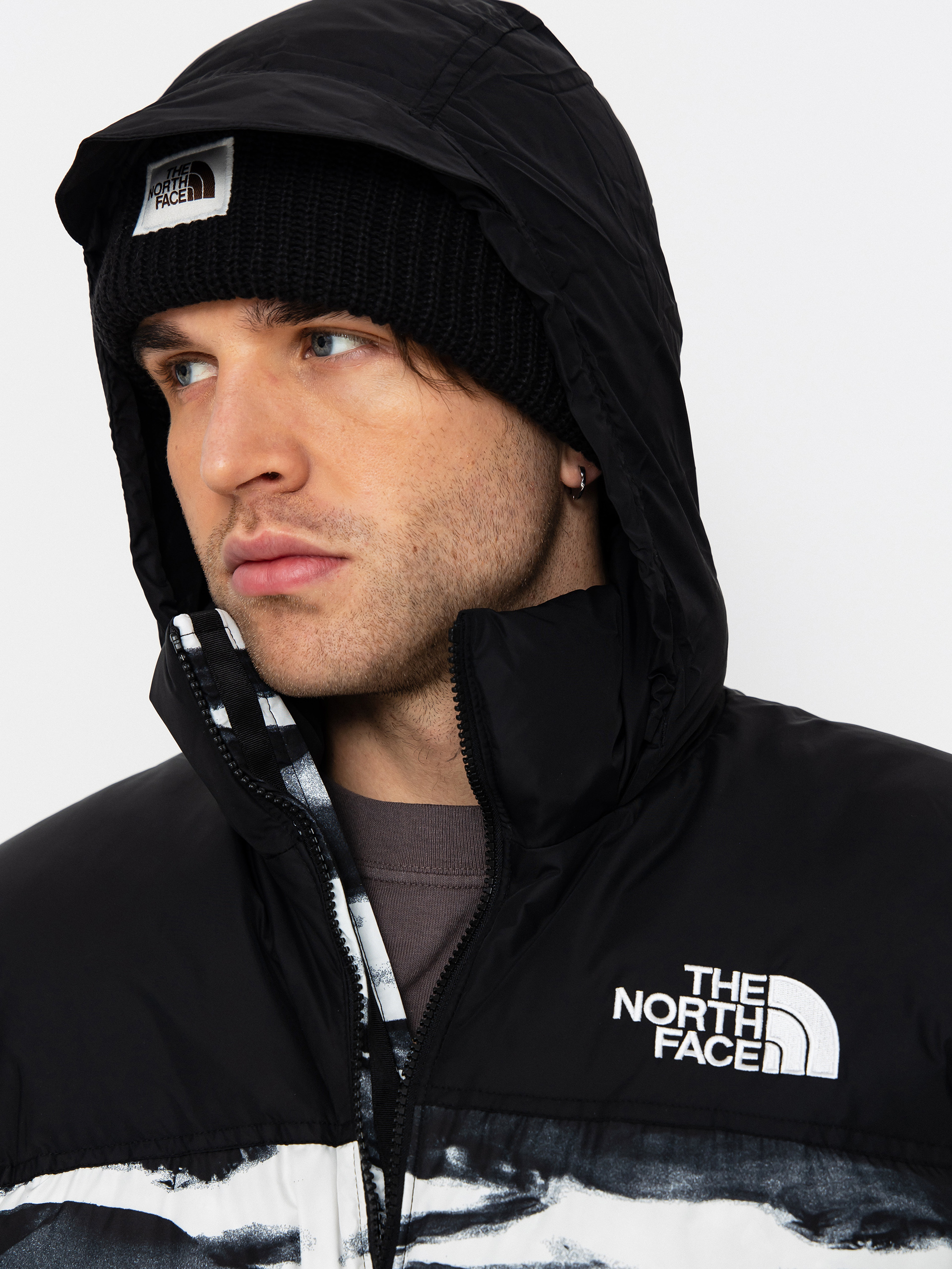 Kurtka The North Face 1996 Retro Nuptse Print (tnf black edge of light)