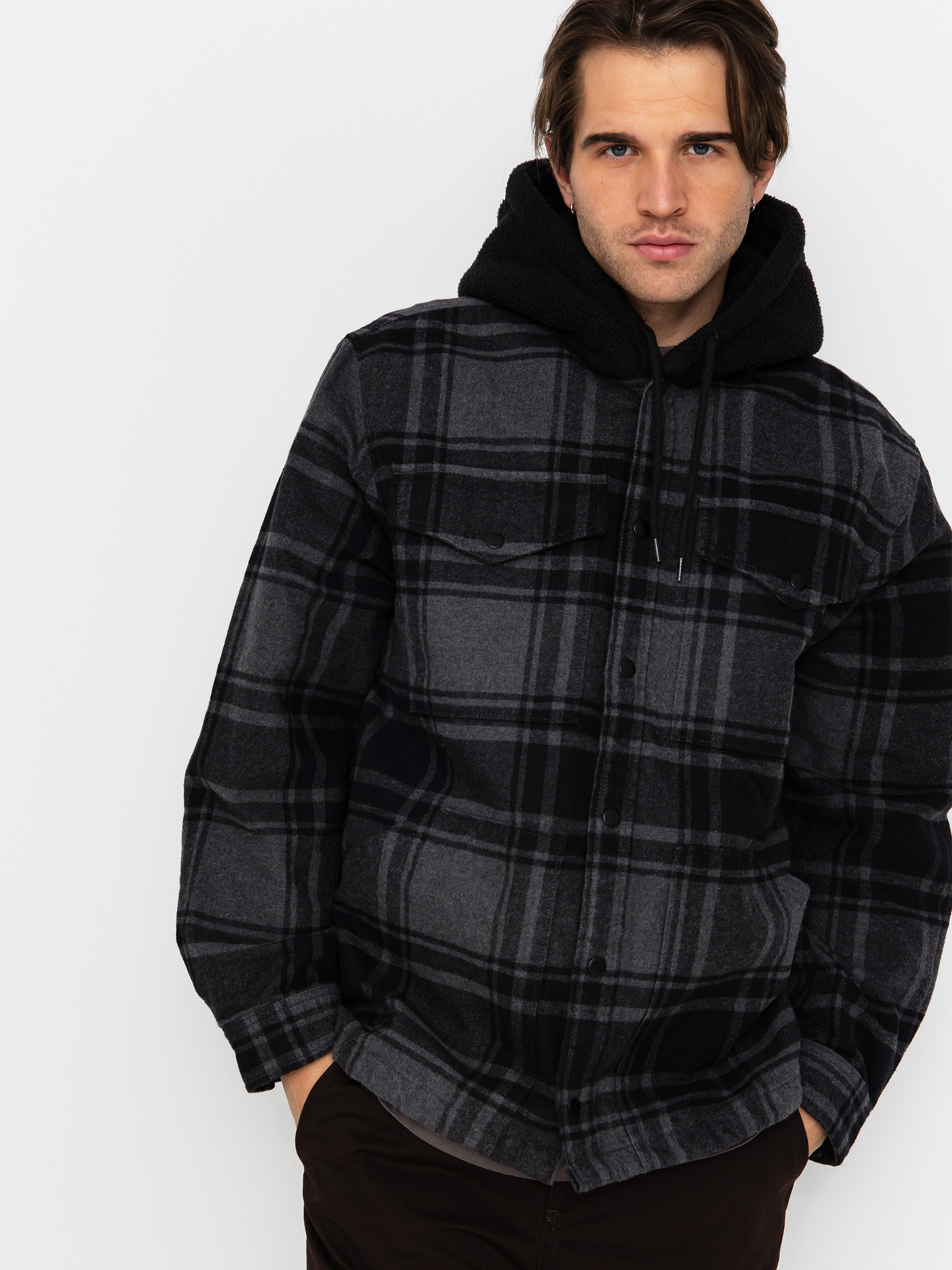 Koszula Vans Piedmont Hooded Plaid Shacket