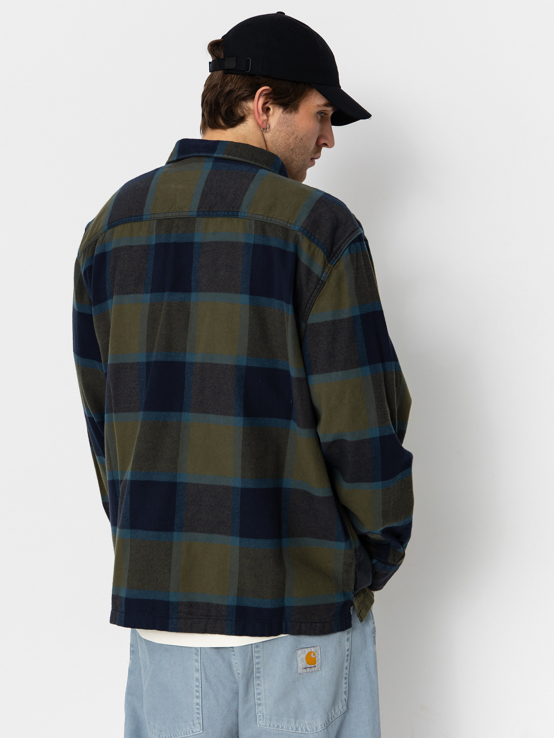 Koszula Vans Larkspur Plaid Flannel (grape leaf/parisiannght)