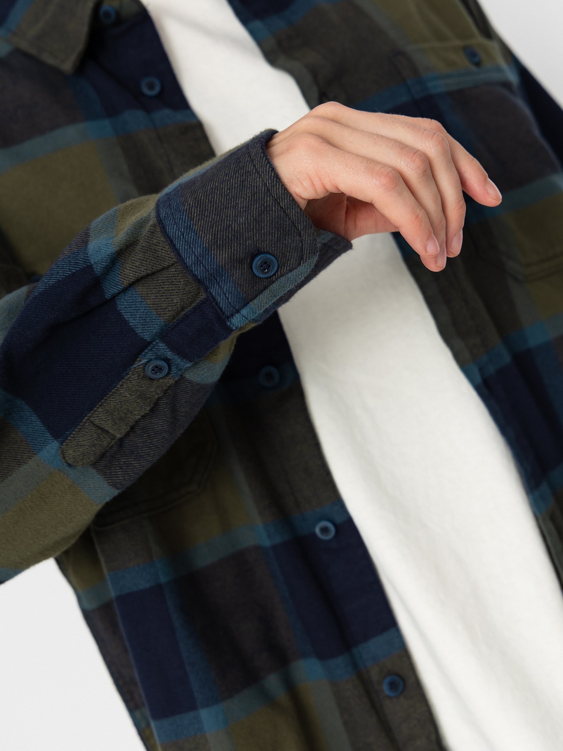 Koszula Vans Larkspur Plaid Flannel (grape leaf/parisiannght)