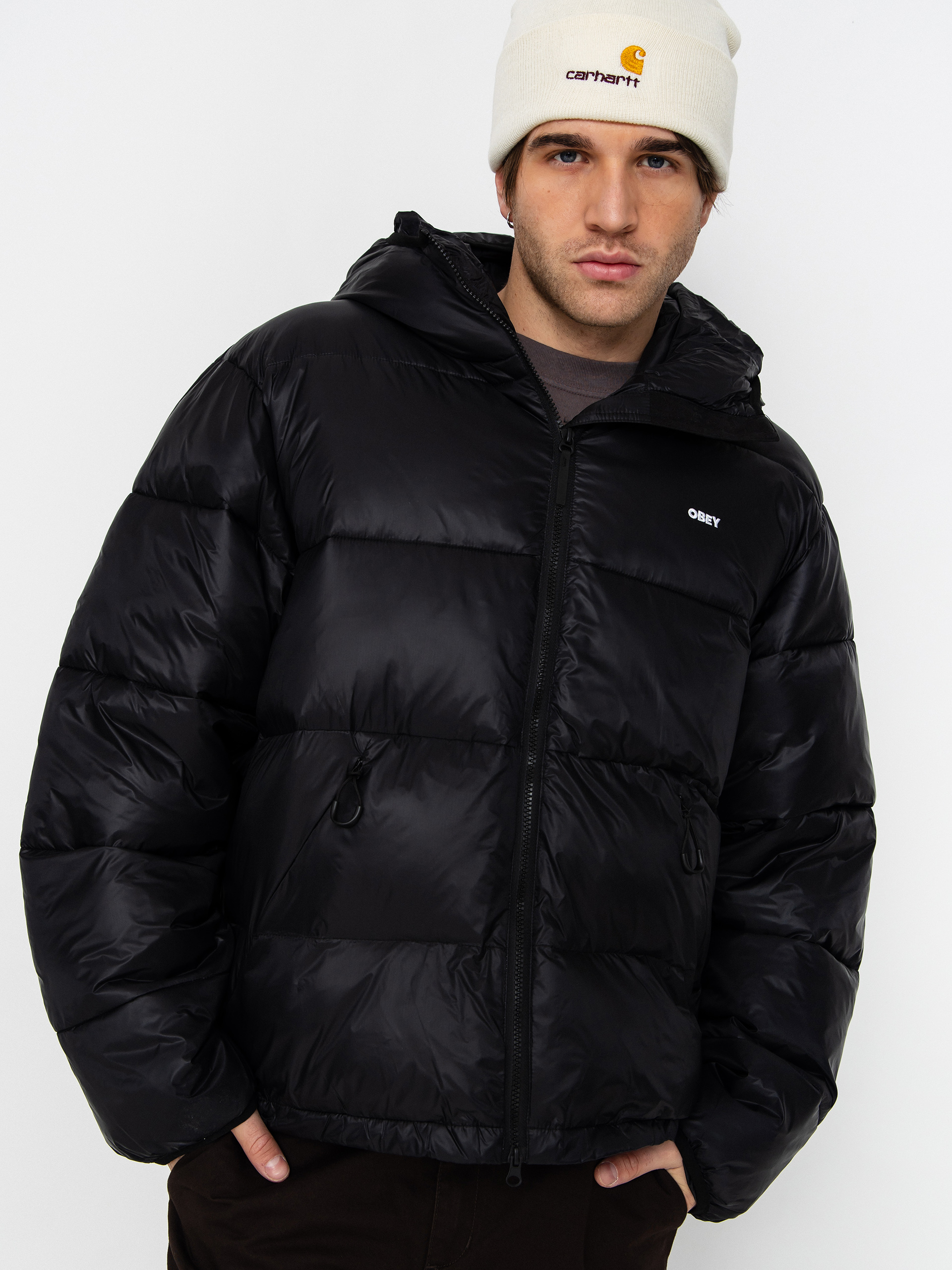 Kurtka OBEY Stratus Puffer (black)