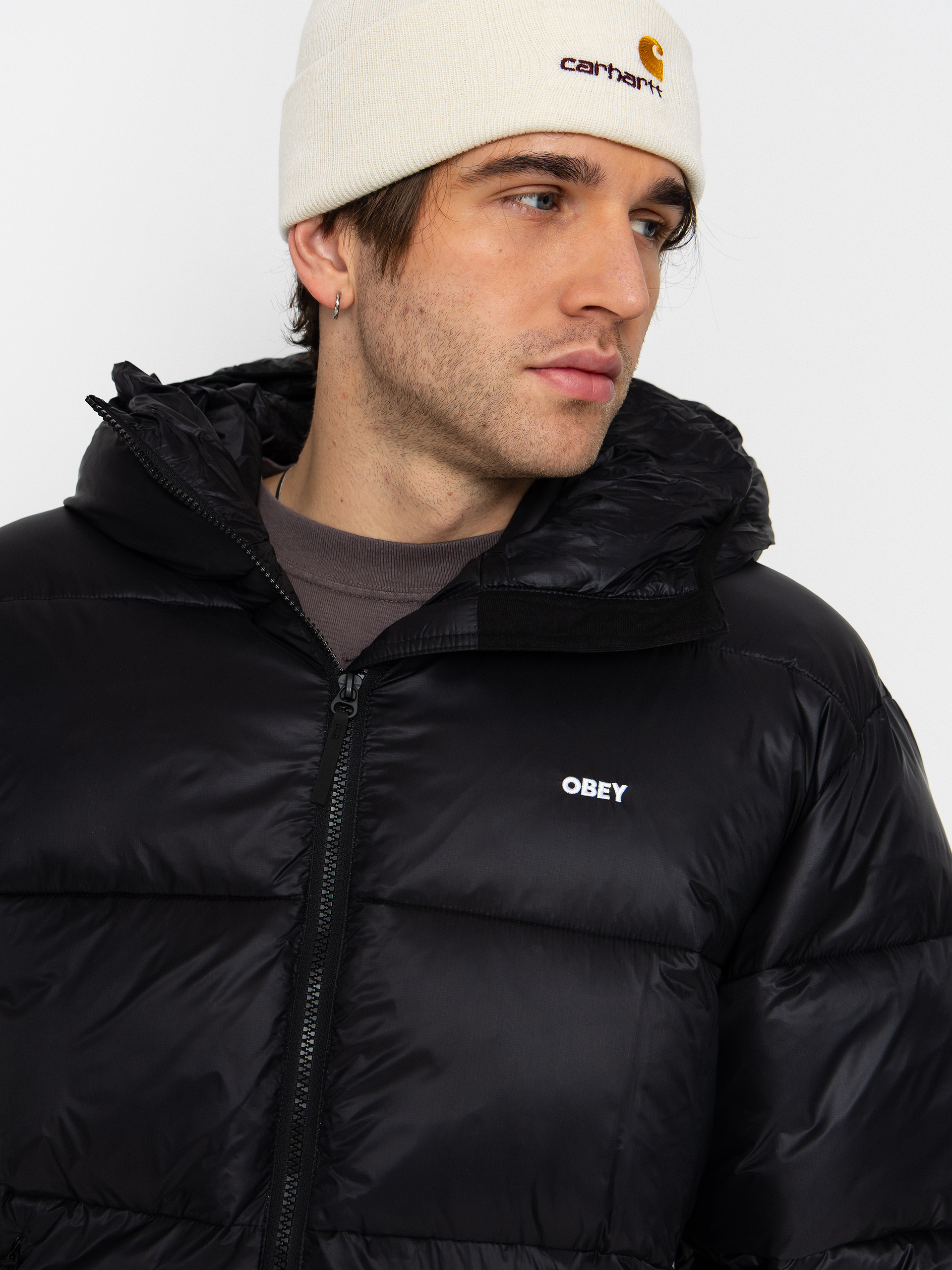 Kurtka OBEY Stratus Puffer (black)