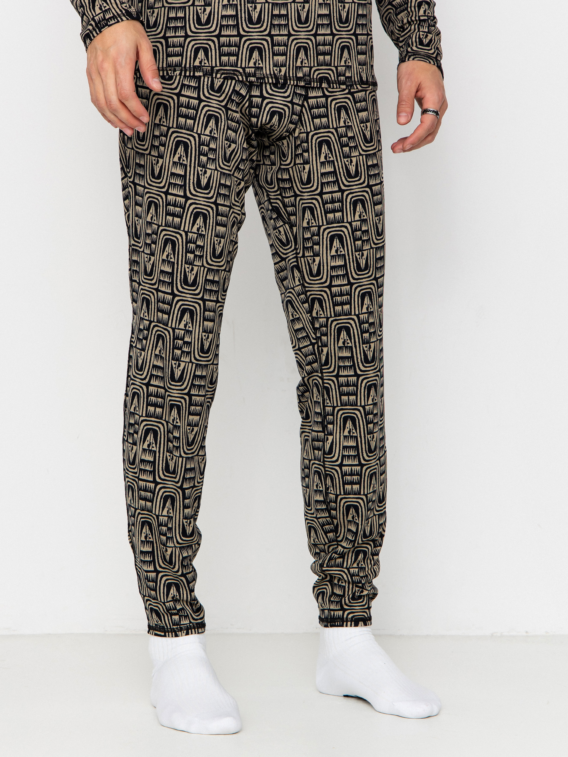 Legginsy Patagonia Cap MW Bottoms (flow sunken blue)