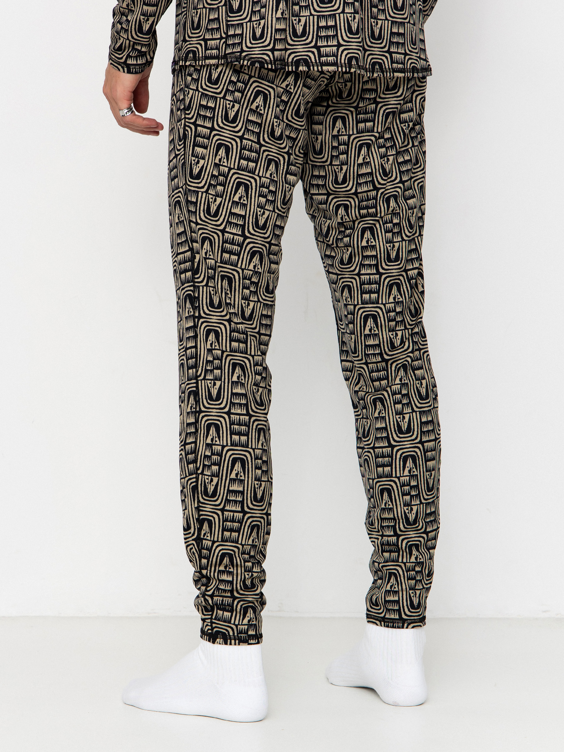 Legginsy Patagonia Cap MW Bottoms (flow sunken blue)