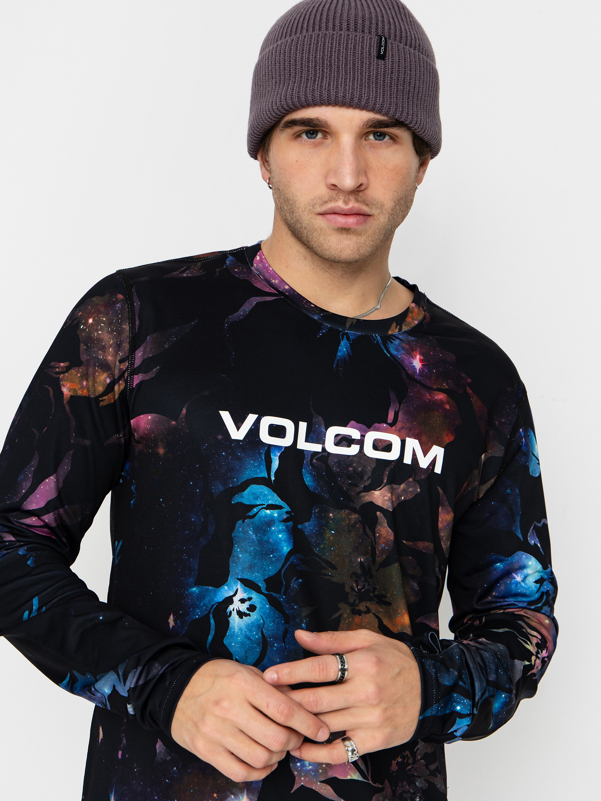 Męski Longsleeve aktywny Volcom V Science (space aloha)