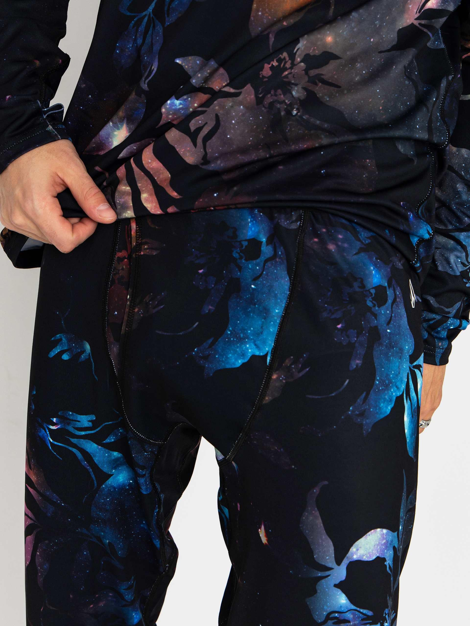 Męskie Legginsy aktywne Volcom M V Science (space aloha)
