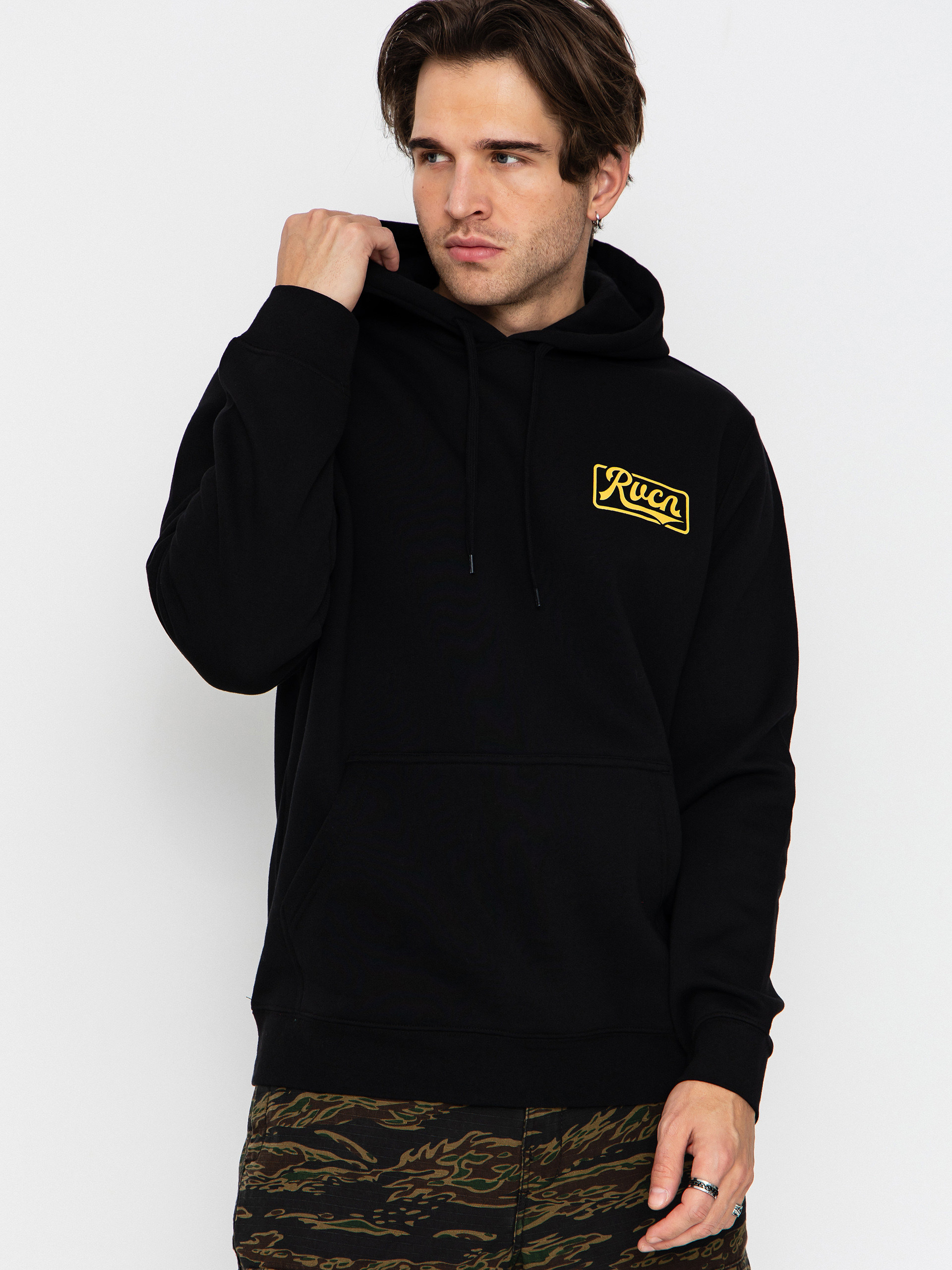 Bluza z kapturem RVCA Frame Up (black)