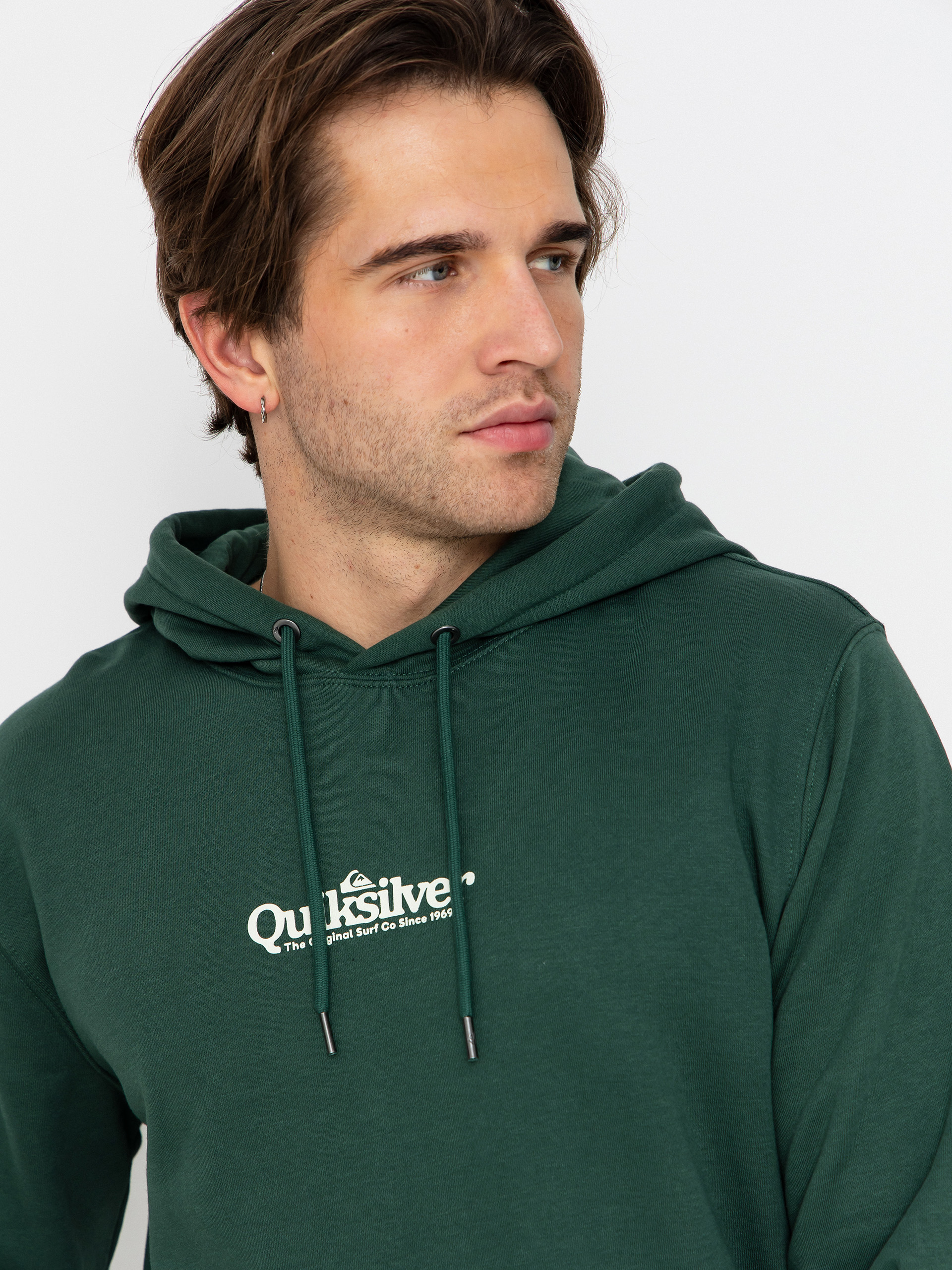 Bluza z kapturem Quiksilver Fineline HD (trekking green)