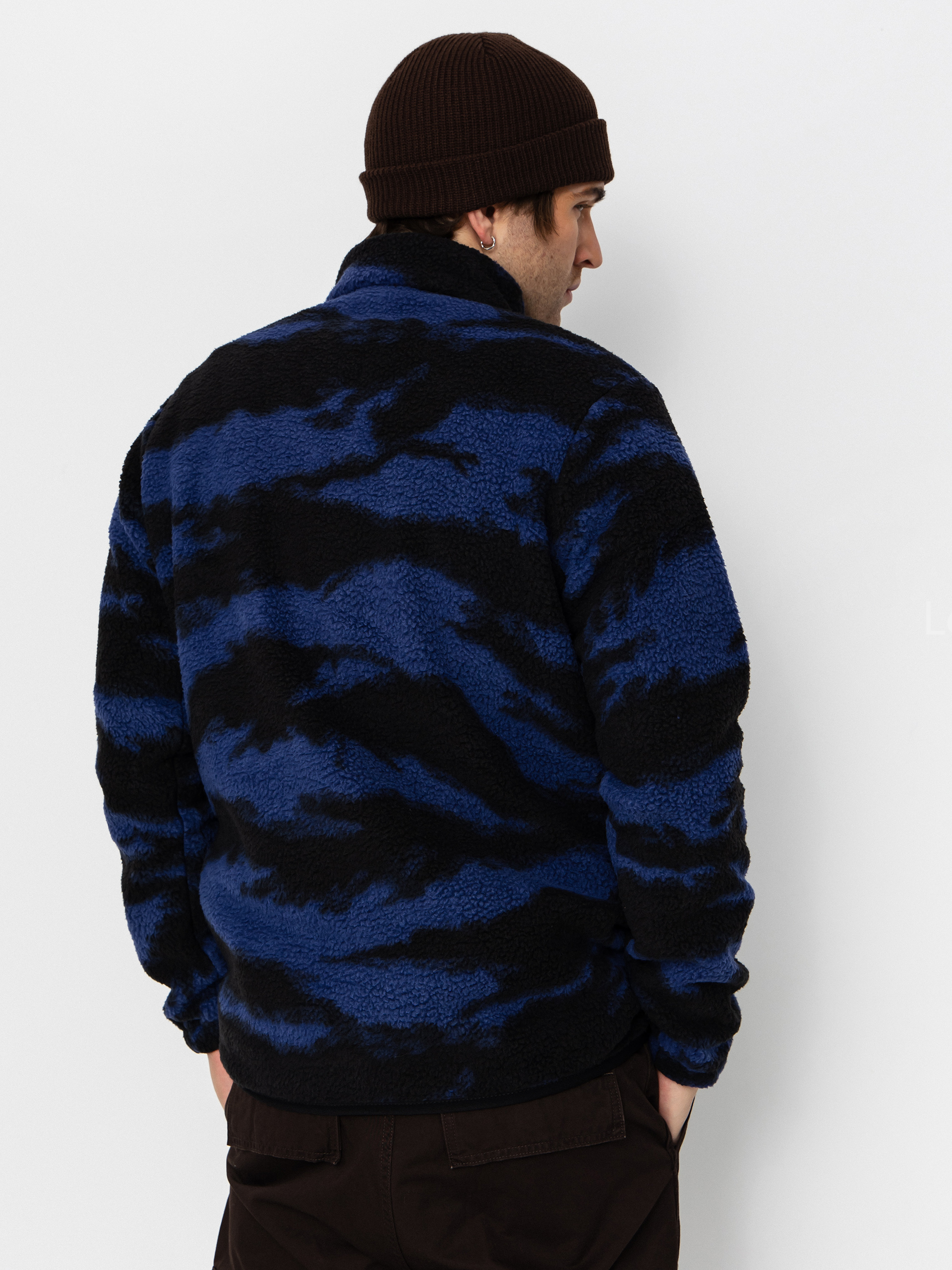 Męski Polar Picture Kimag Printed 1/4 Zip (retro fusion print)