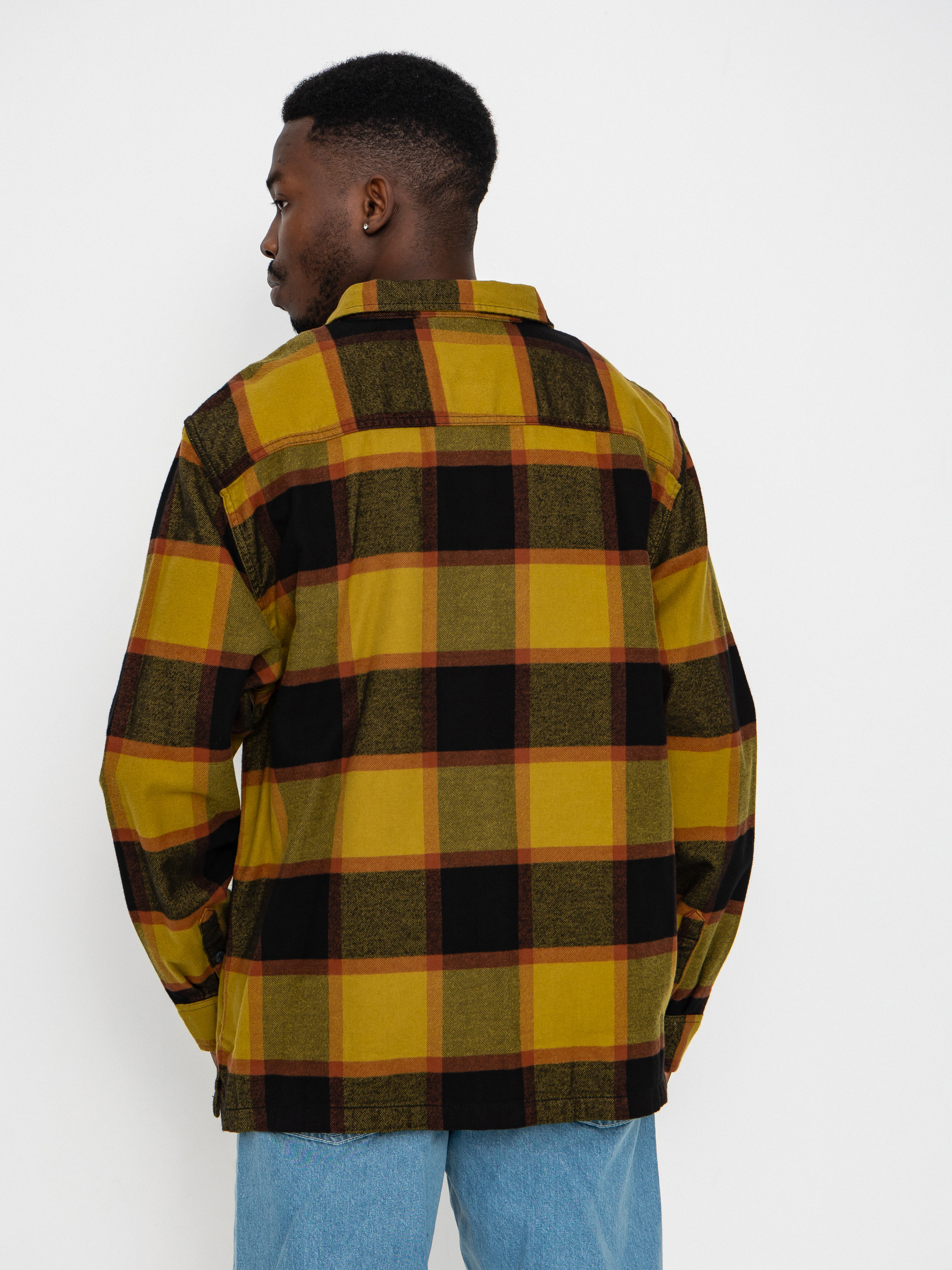 Koszula Vans Larkspur Plaid Flannel (burnt gold/black)