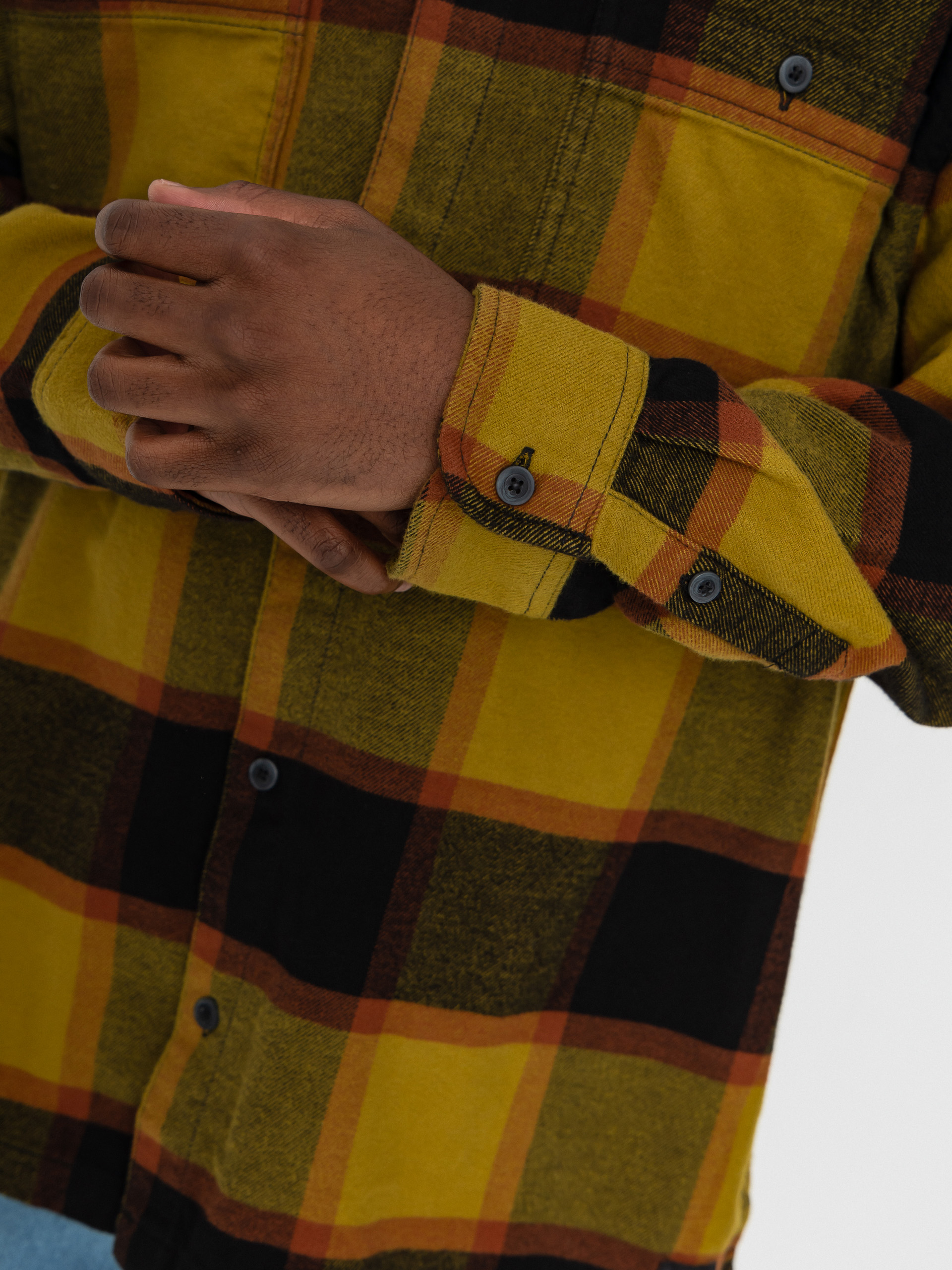 Koszula Vans Larkspur Plaid Flannel (burnt gold/black)