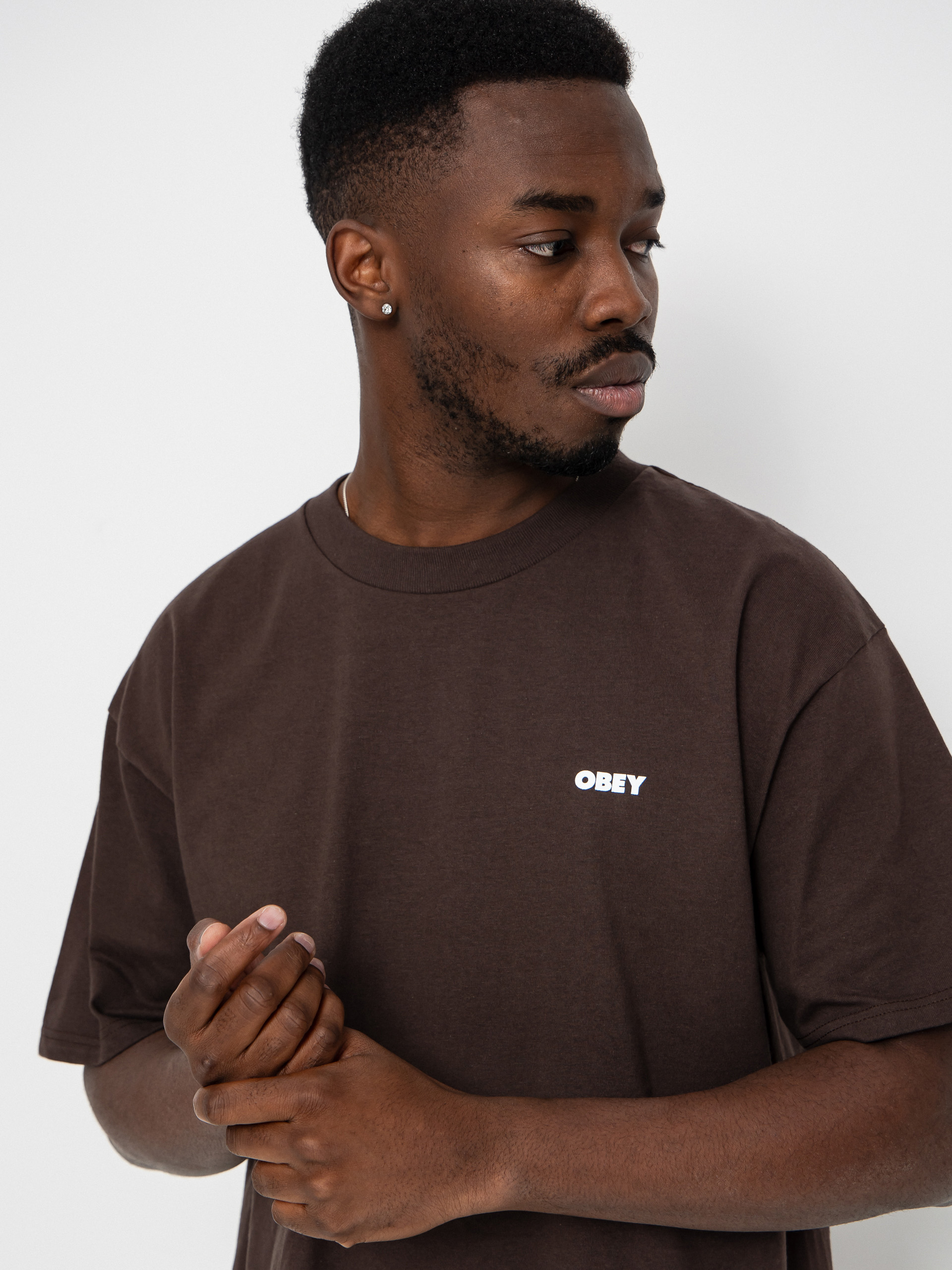 T-shirt OBEY Obey Owl (java brown)