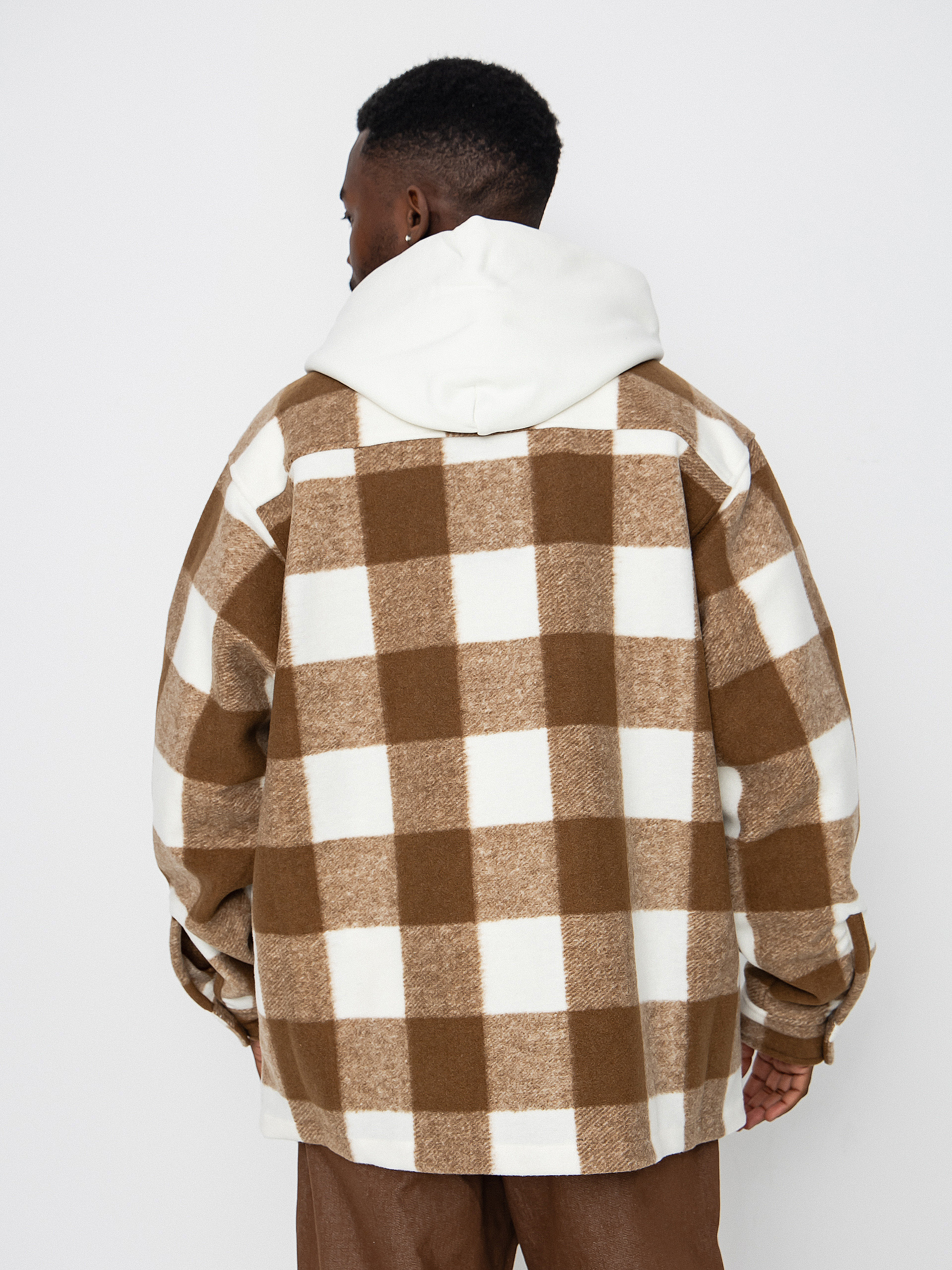 Koszula Nike SB Essntl Strtdymrn (sail/mosswood brown/white)