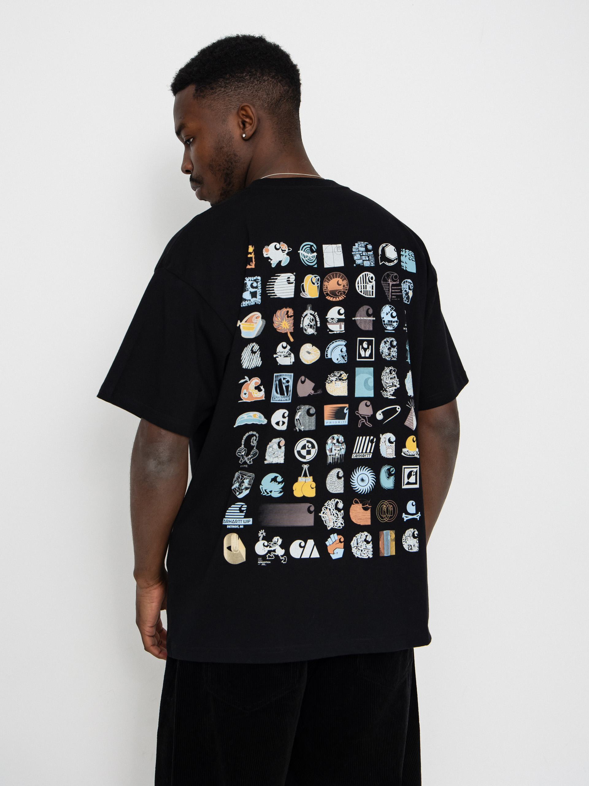 T-shirt Carhartt WIP C Logo Archive (black)