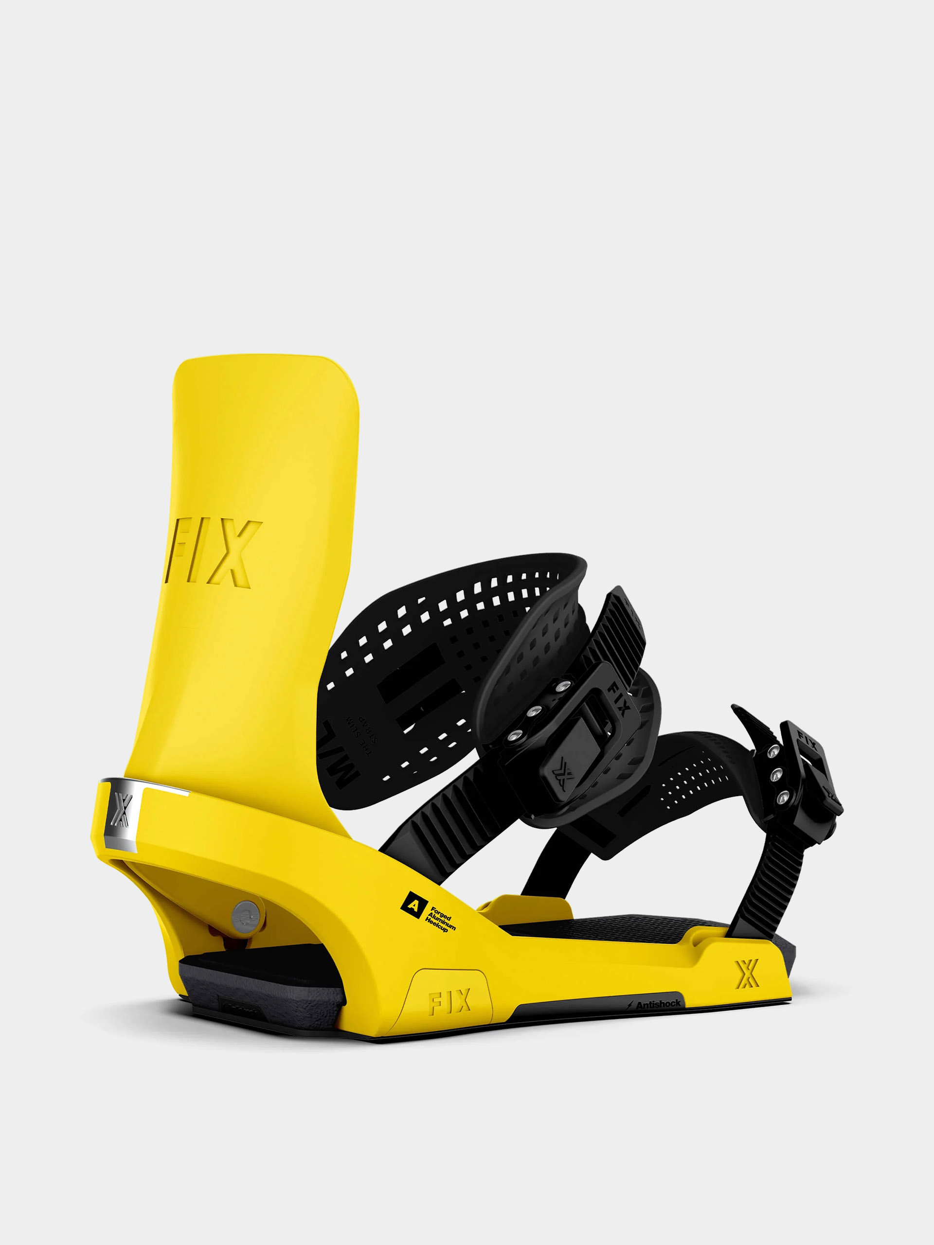 Wiu0105zania snowboardowe FIX Block 3 (saber yellow)