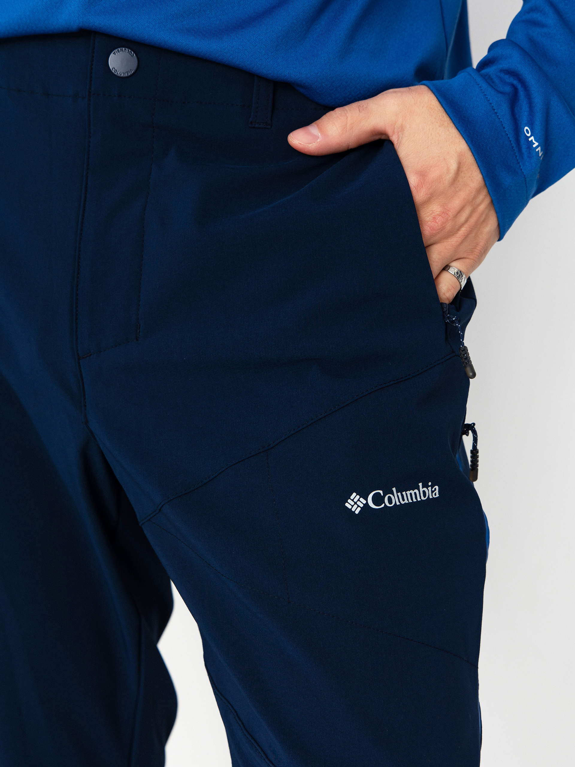 Spodnie Columbia Tech Softshell (collegiate navy)
