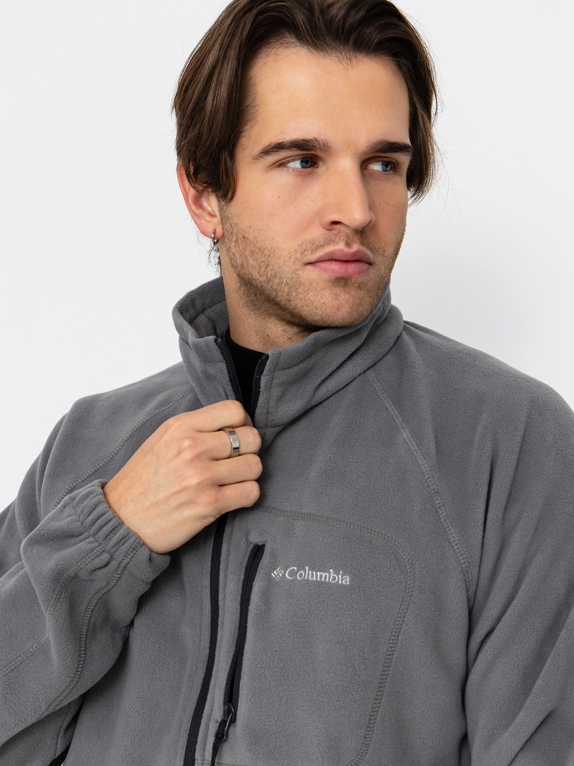 Męski Polar Columbia Fast Trek II Full Zip (city grey)