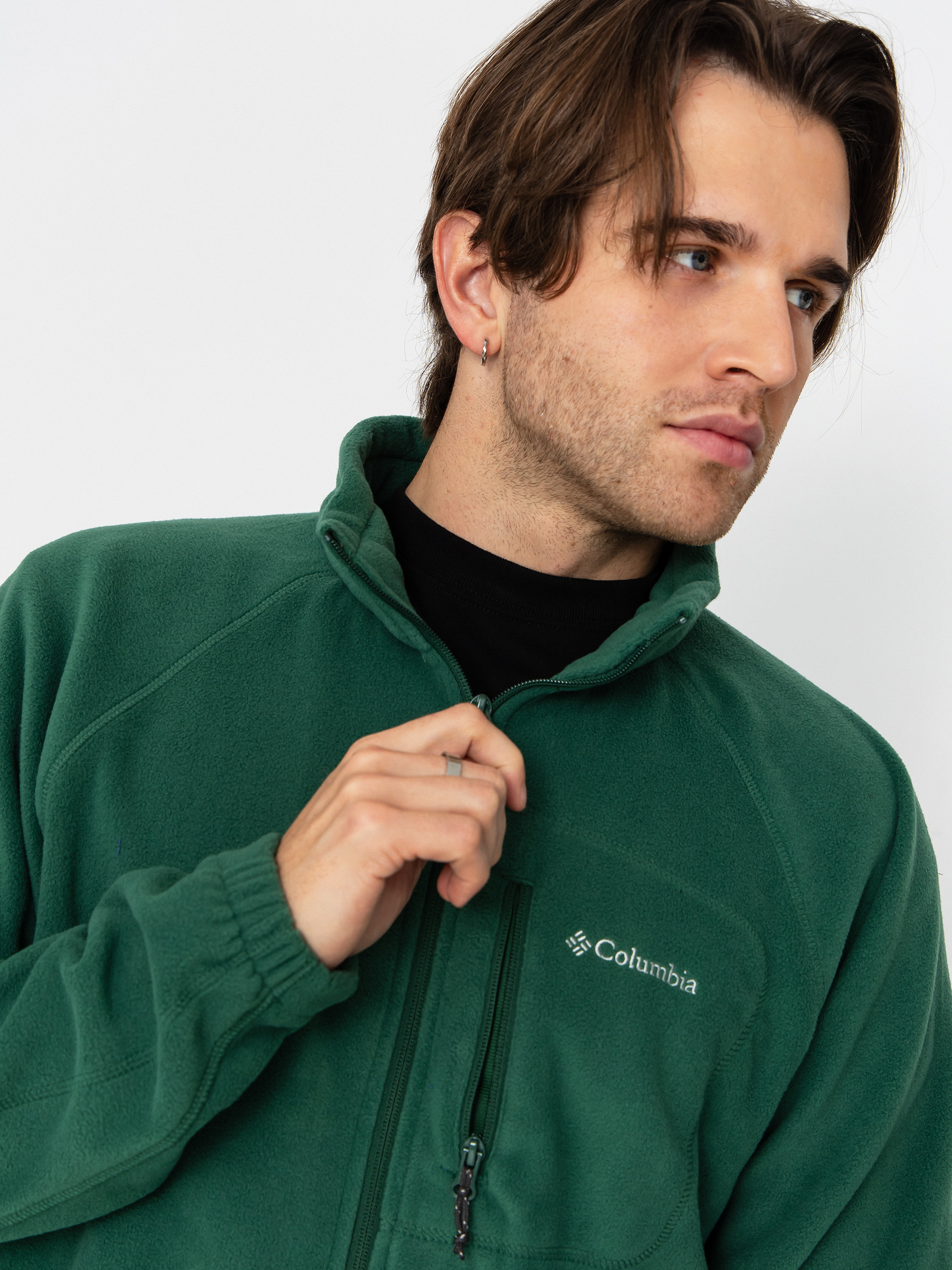 Męski Polar Columbia Fast Trek II Full Zip (rain forest)