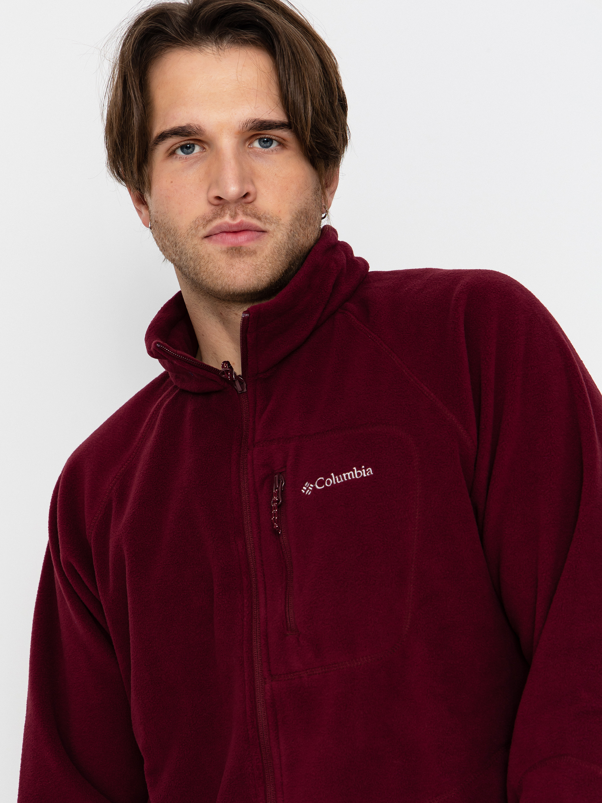 Męski Polar Columbia Fast Trek II Full Zip (rich wine)