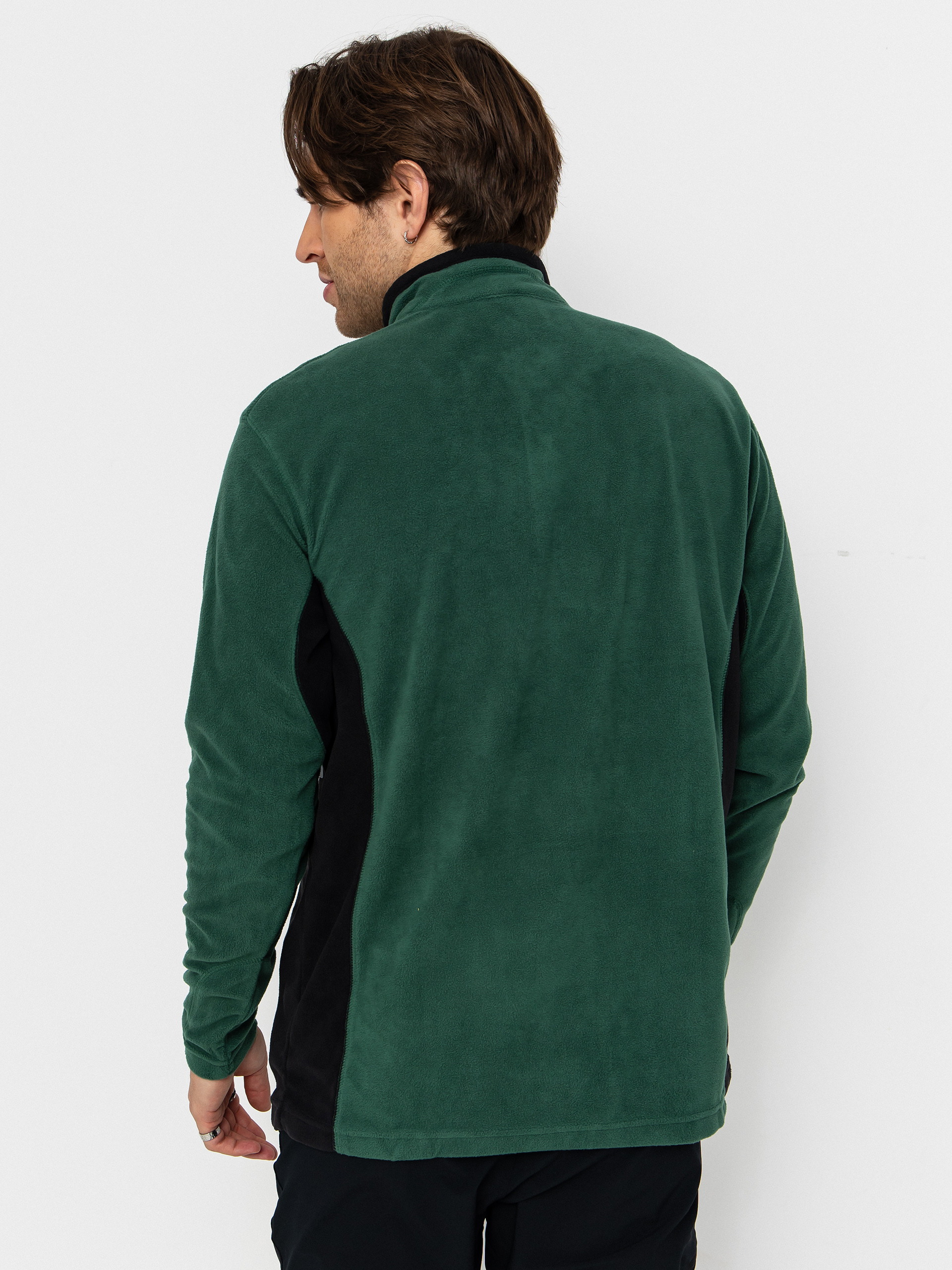 Męski Polar Columbia Klamath Range II Half Zip (rain forest/black)