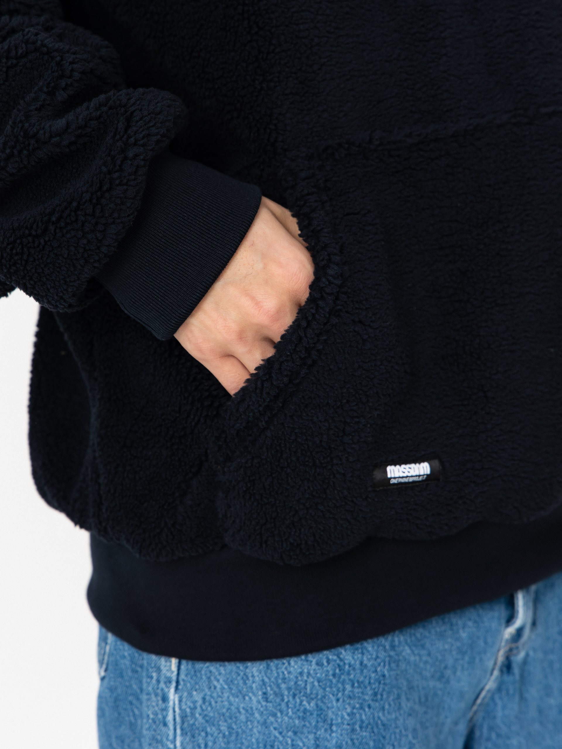 Kurtka MassDnm Patch Teddy Hoody (navy)