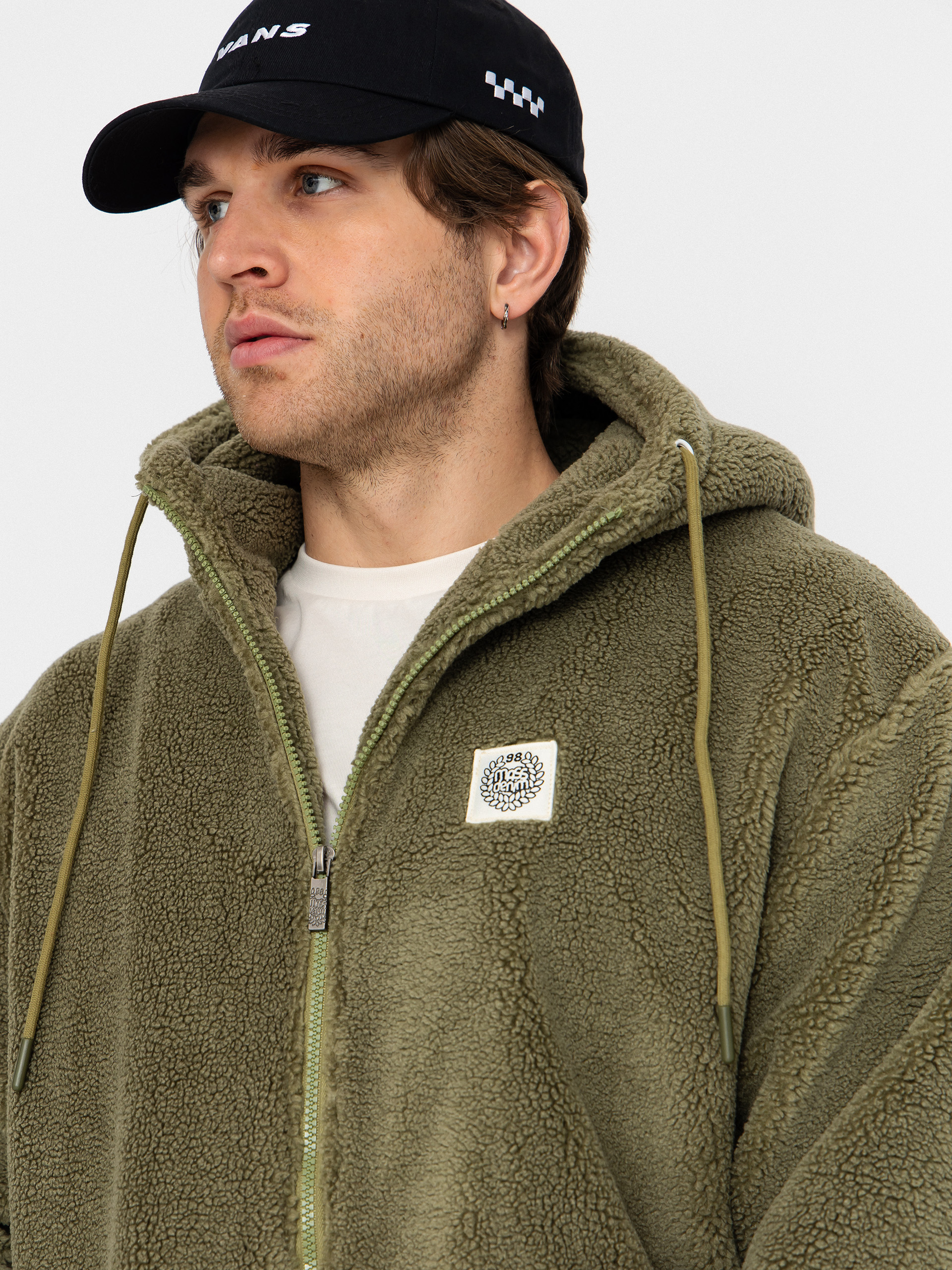 Kurtka MassDnm Patch Teddy Zip Hoody (olive)