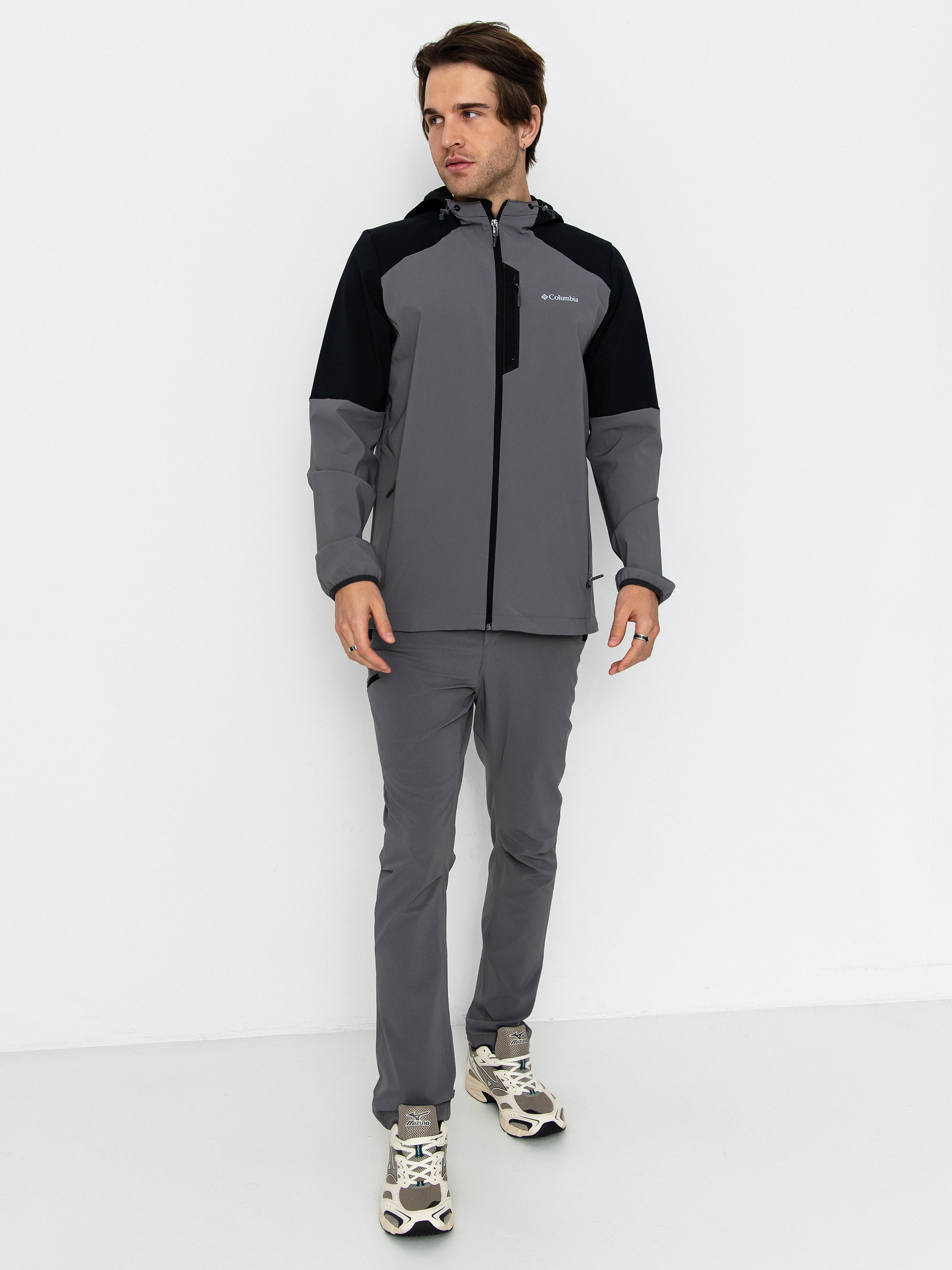 Kurtka Columbia Tech Softshell HD (city grey/black)