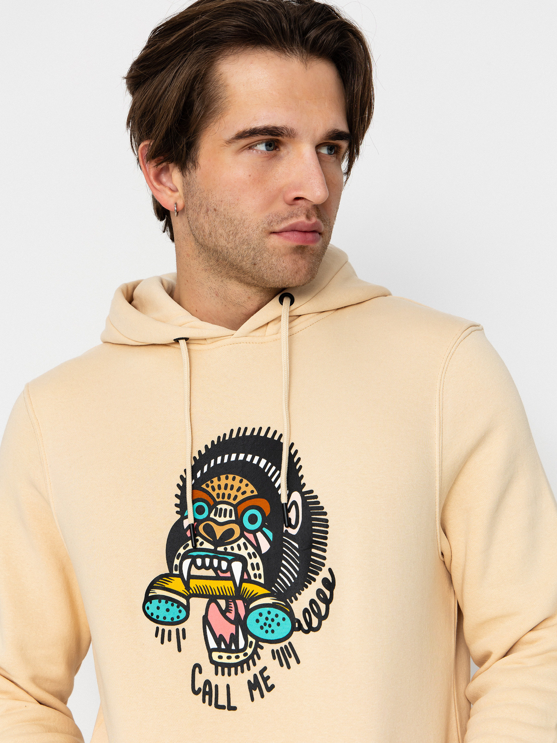 Bluza z kapturem Level Leve Call Me (beige)