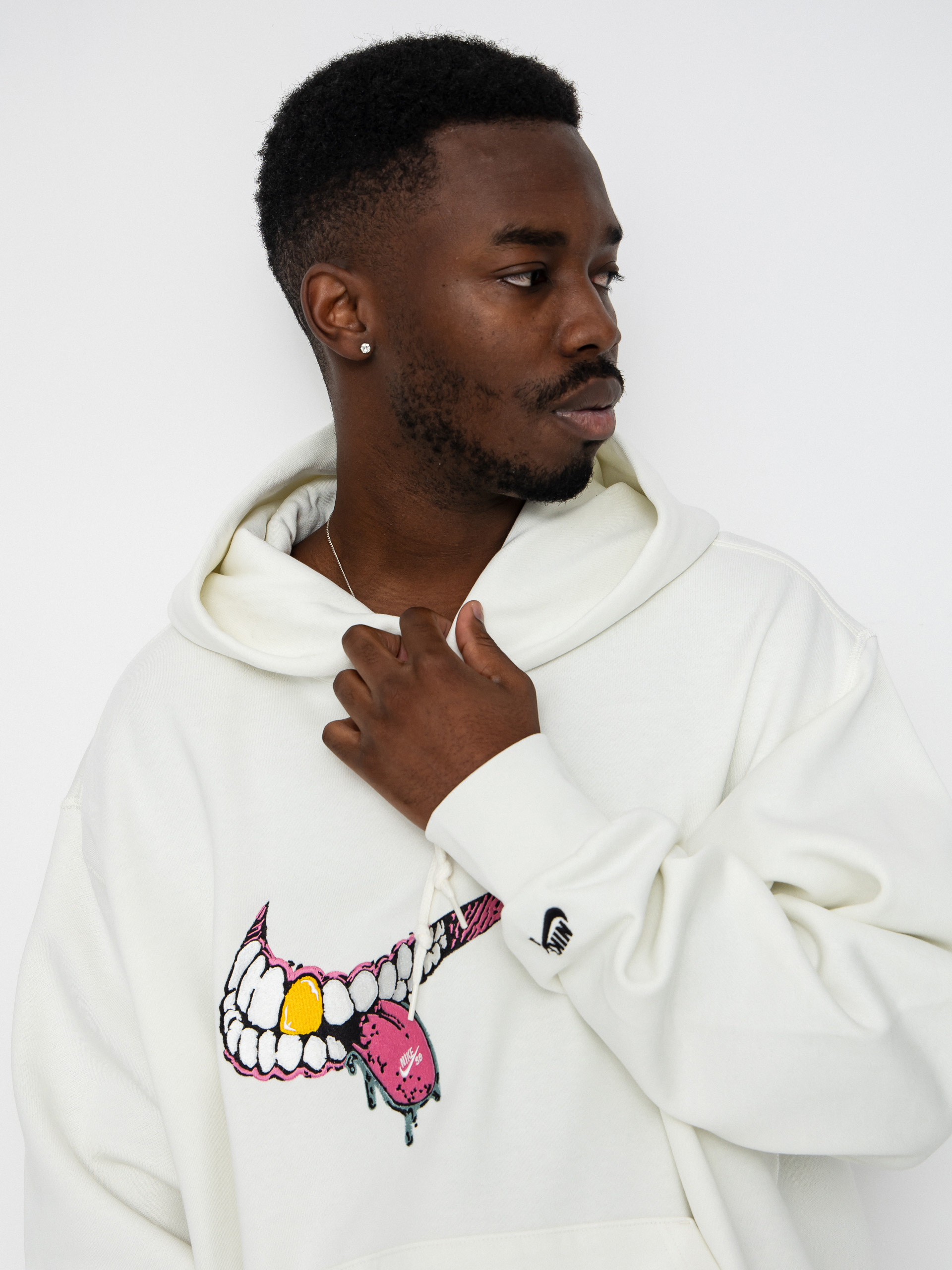 Bluza z kapturem Nike SB GFX 1 HD (sail/black)