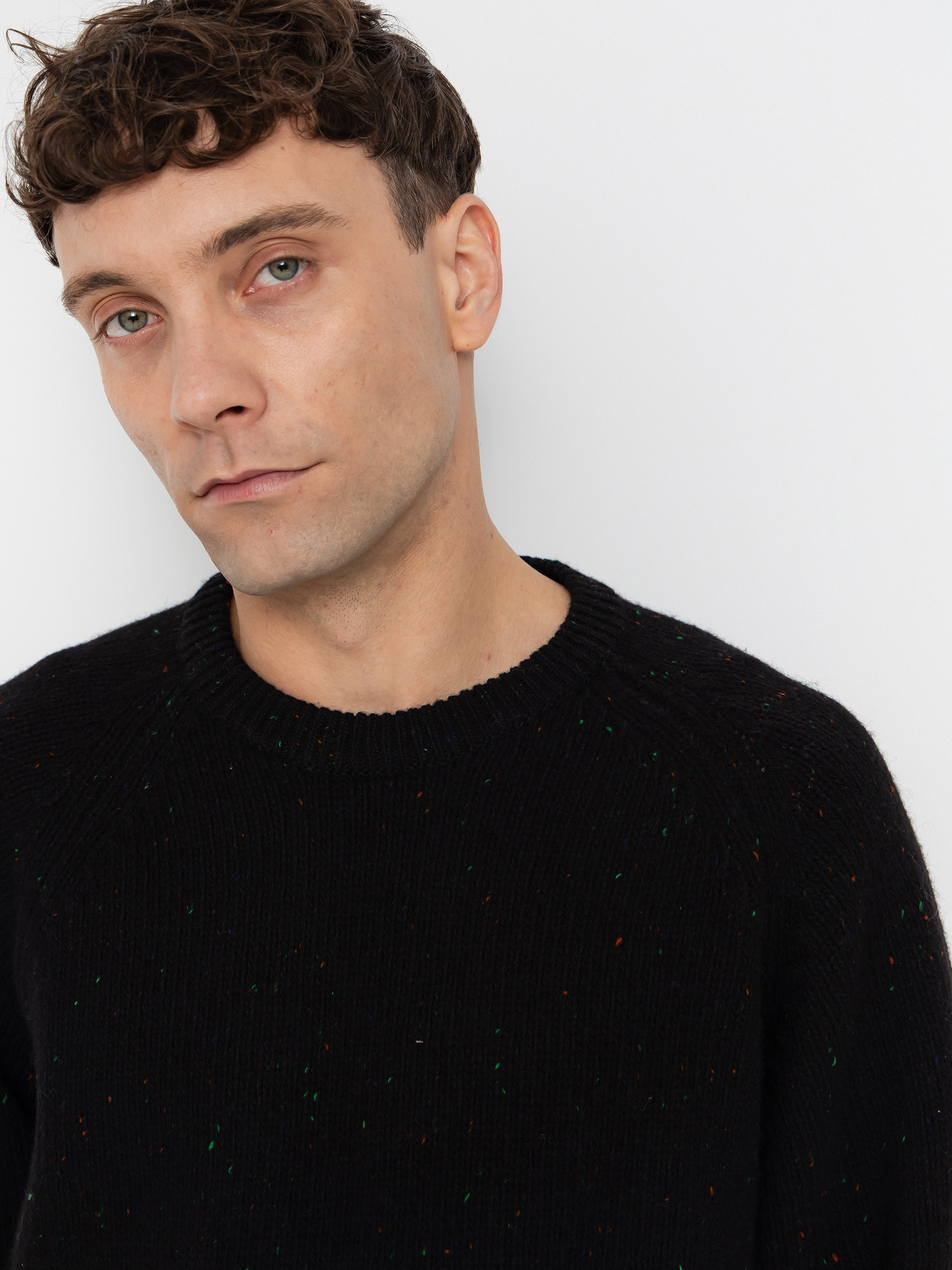 Sweter Carhartt WIP Anglistic (speckled black)