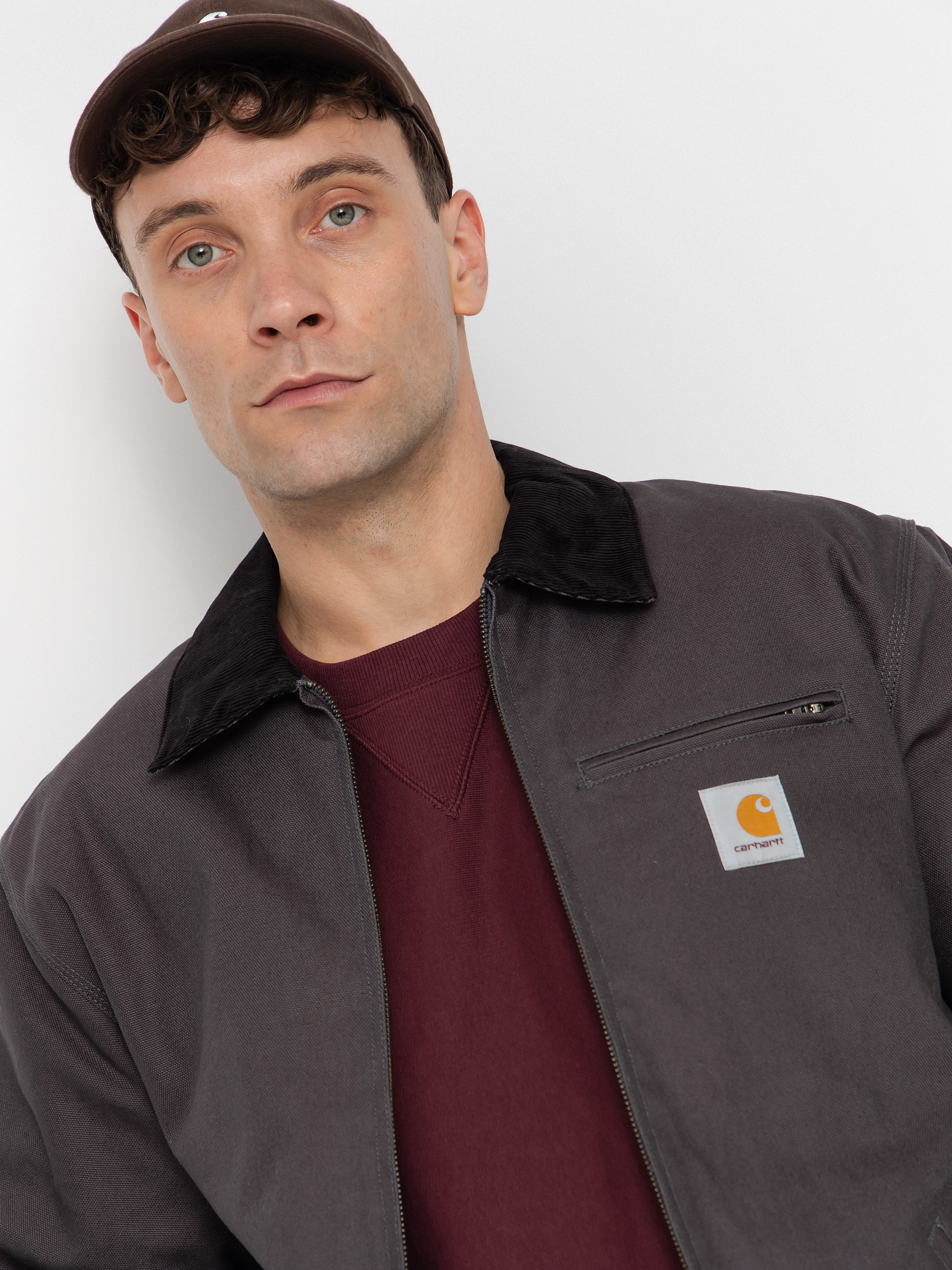 Kurtka Carhartt WIP Detroit (graphite/black/rigid)