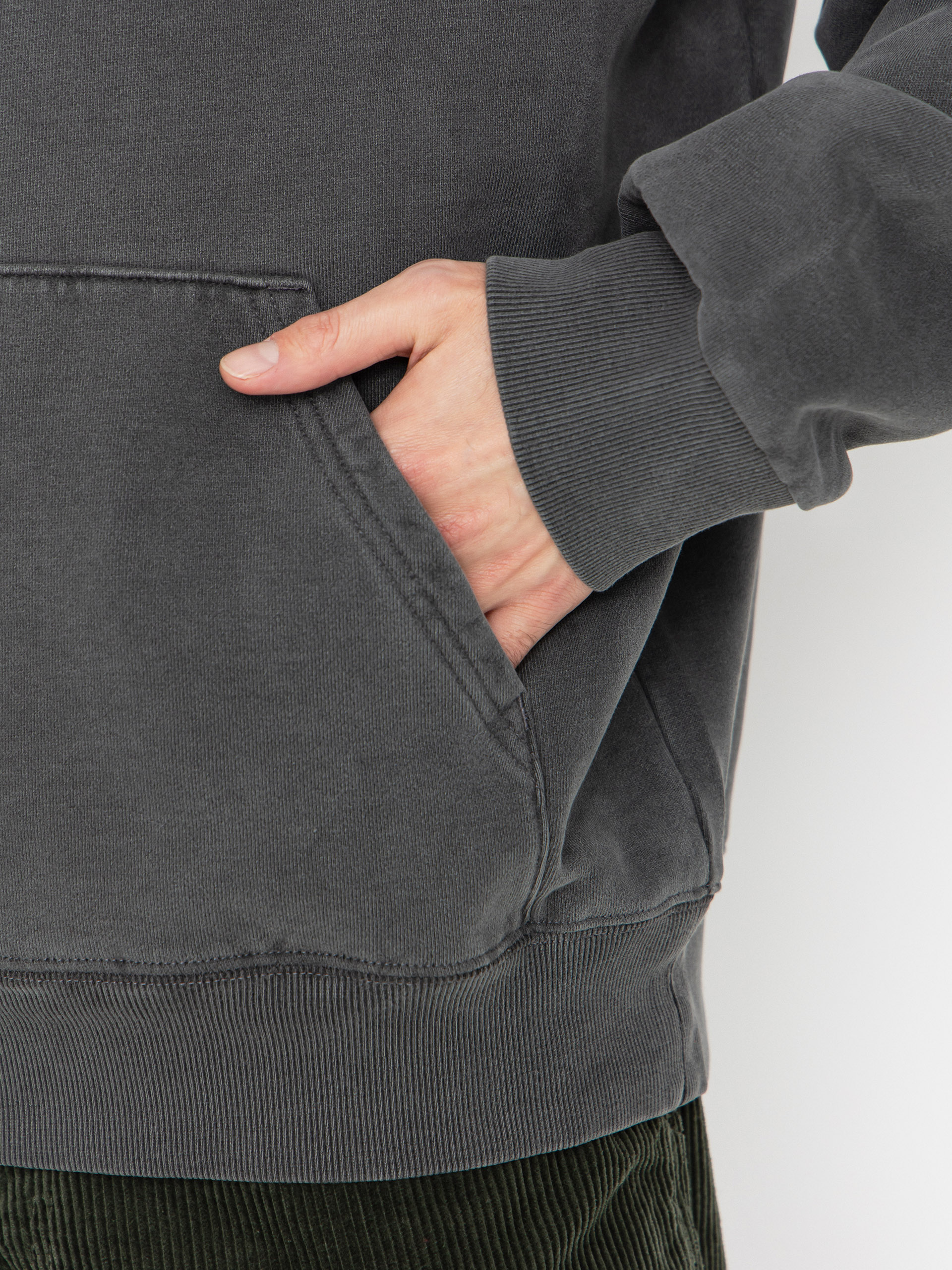 Bluza z kapturem Carhartt WIP Vista HD (black/garment dyed)