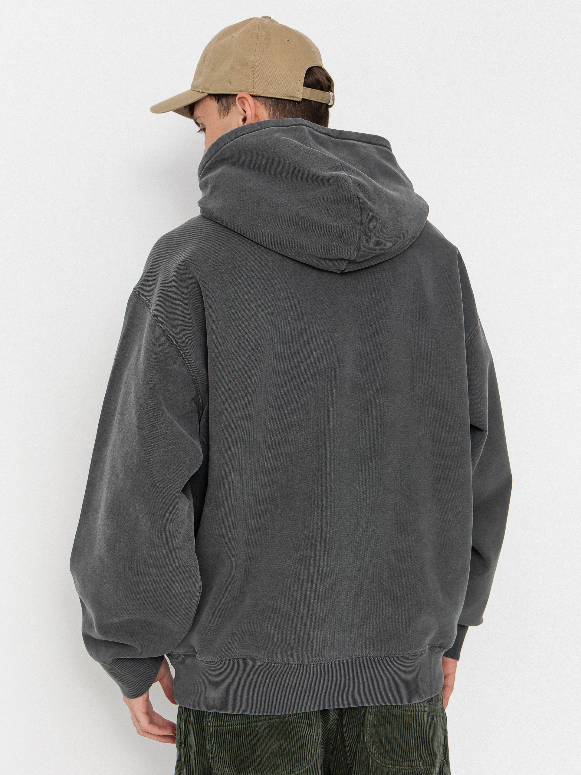 Bluza z kapturem Carhartt WIP Vista HD (black/garment dyed)