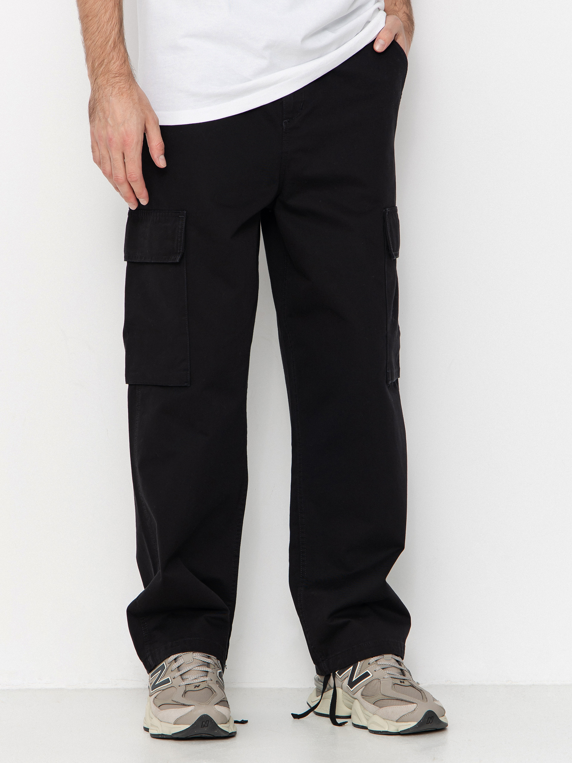 Spodnie Carhartt WIP Kade Cargo (black/stone washed)