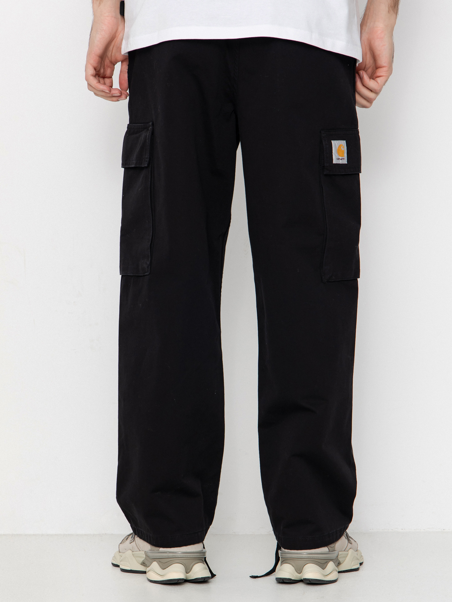 Spodnie Carhartt WIP Kade Cargo (black/stone washed)