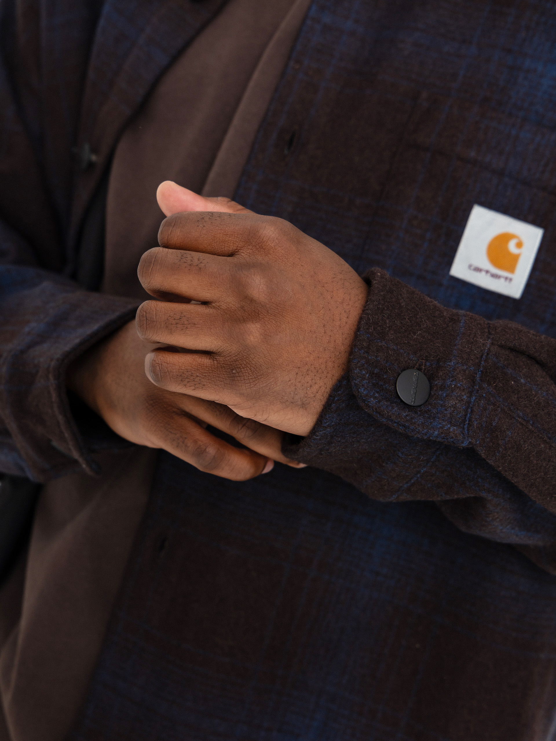 Kurtka Carhartt WIP Brennan (brennan check/palisander/jupiter)