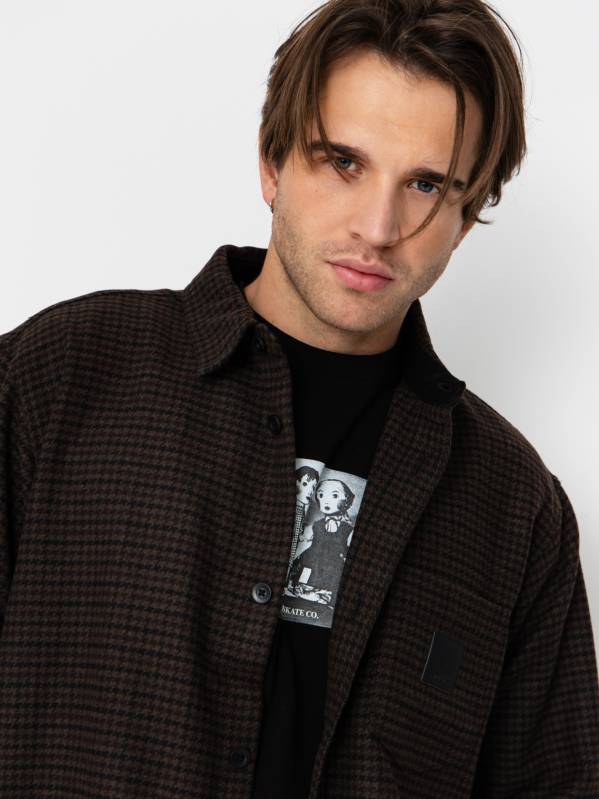 Koszula Carhartt WIP Lowis (lowis houndstooth/vitola heather)