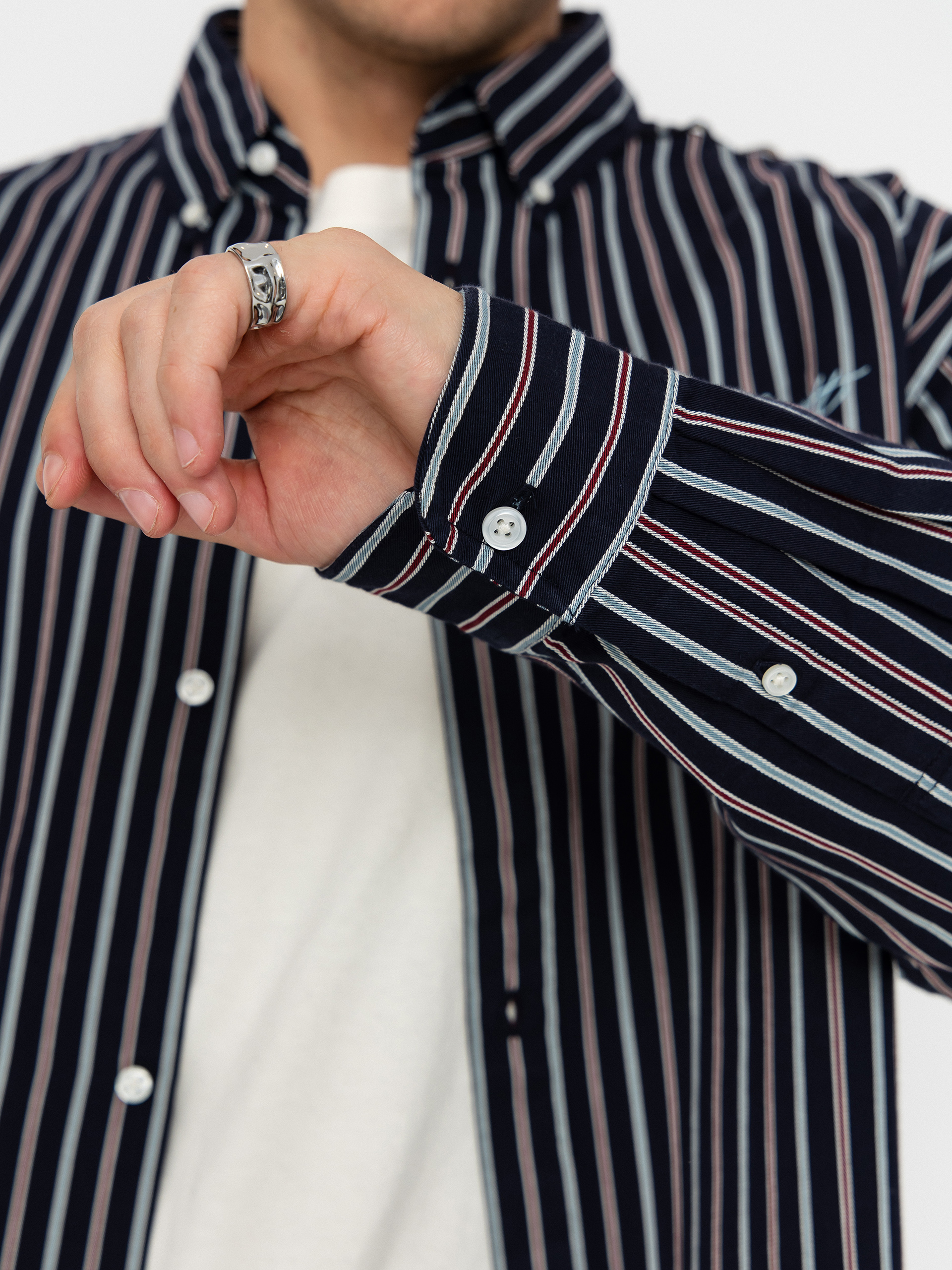 Koszula Carhartt WIP Palance (palance stripe/dark navy)