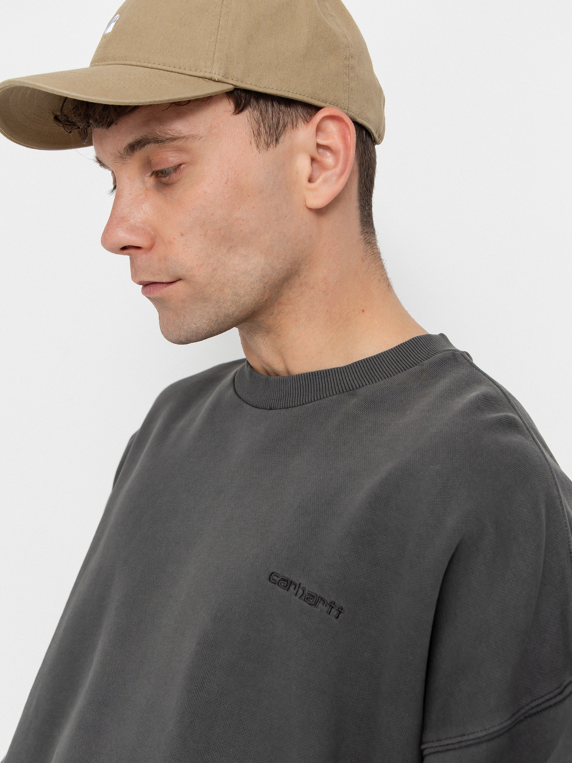 Bluza Carhartt WIP Benton (graphite/garment dyed)