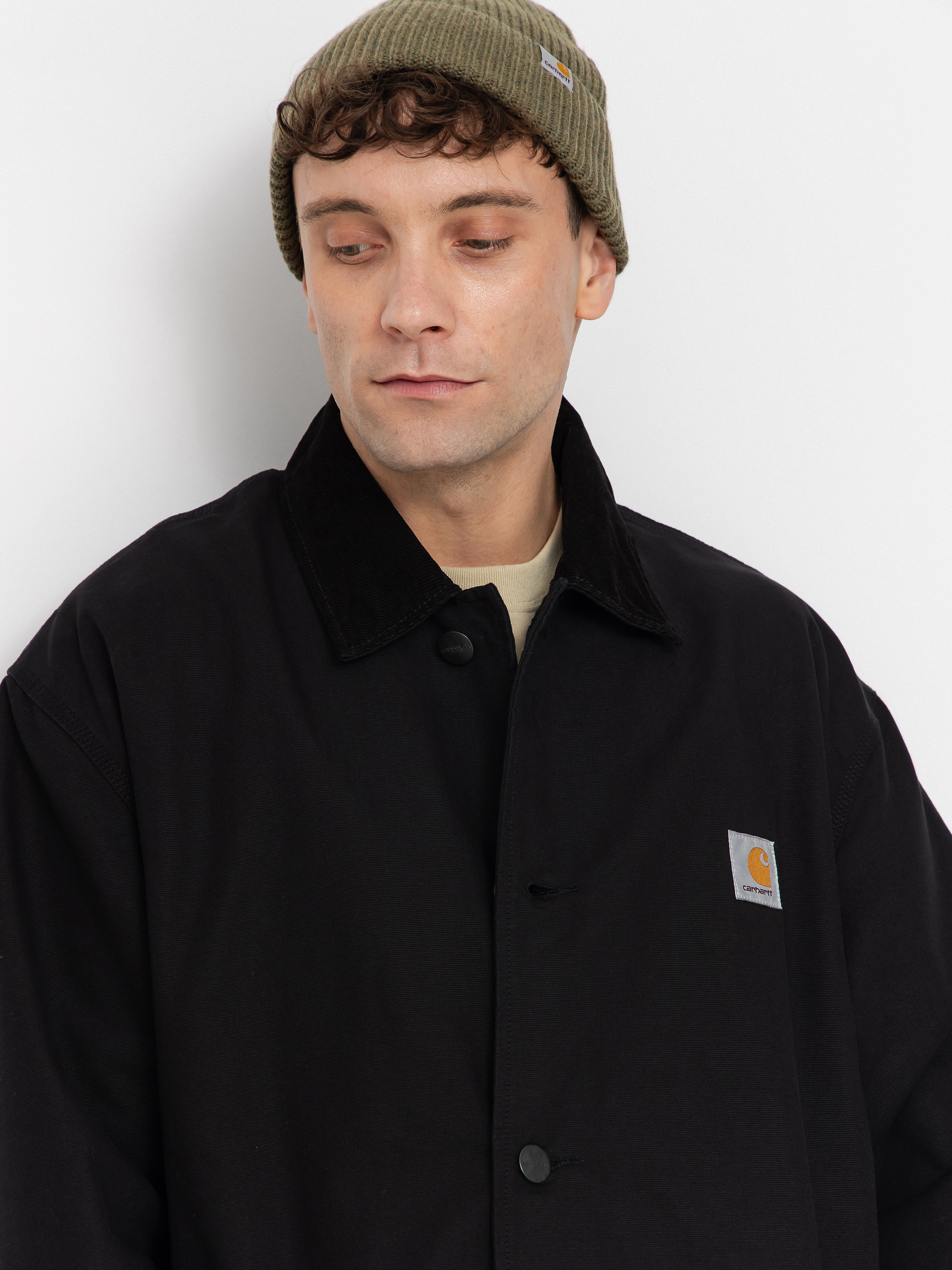 Płaszcz Carhartt WIP Webster Coat (black/black/rinsed)