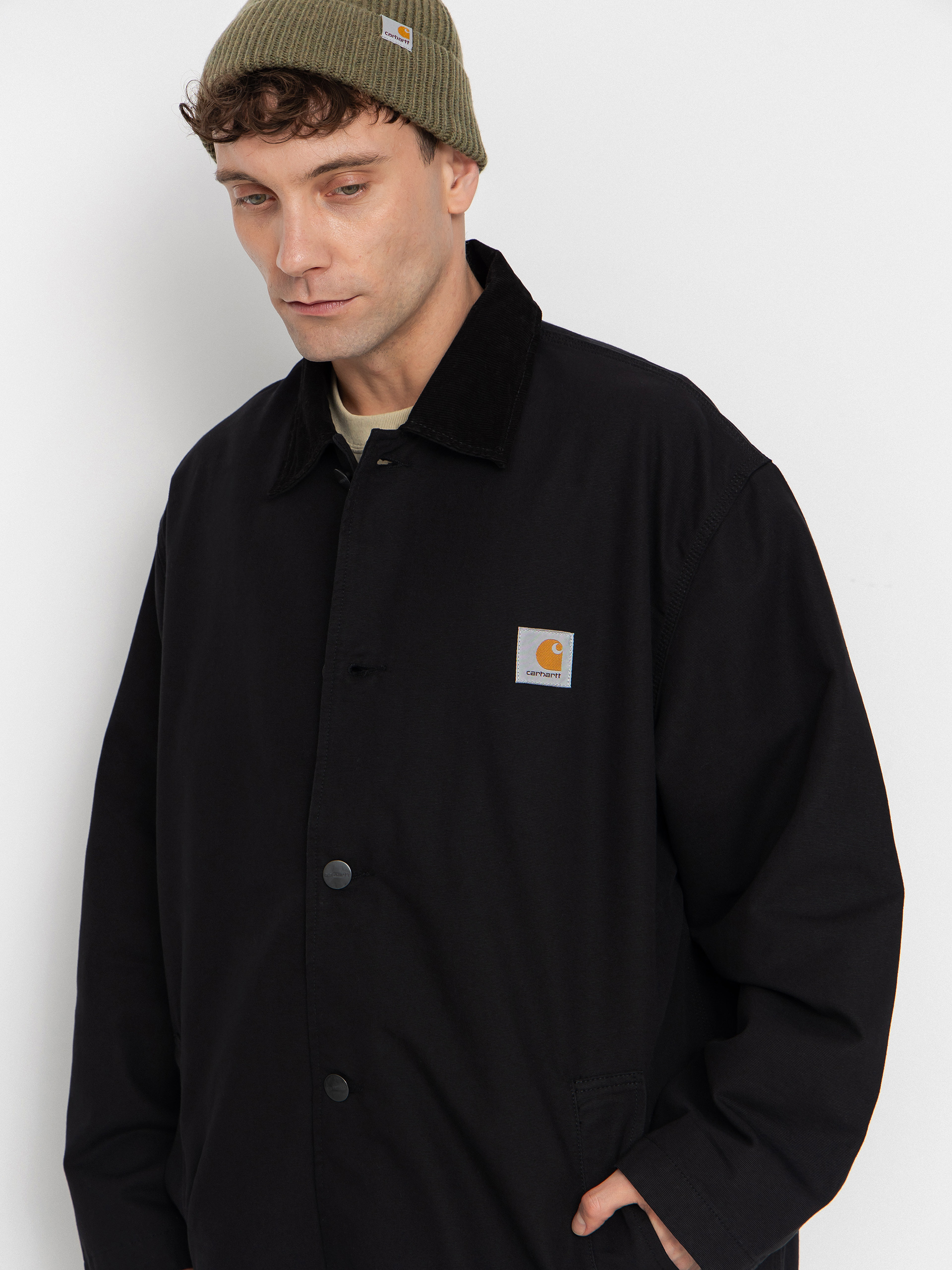 Płaszcz Carhartt WIP Webster Coat (black/black/rinsed)